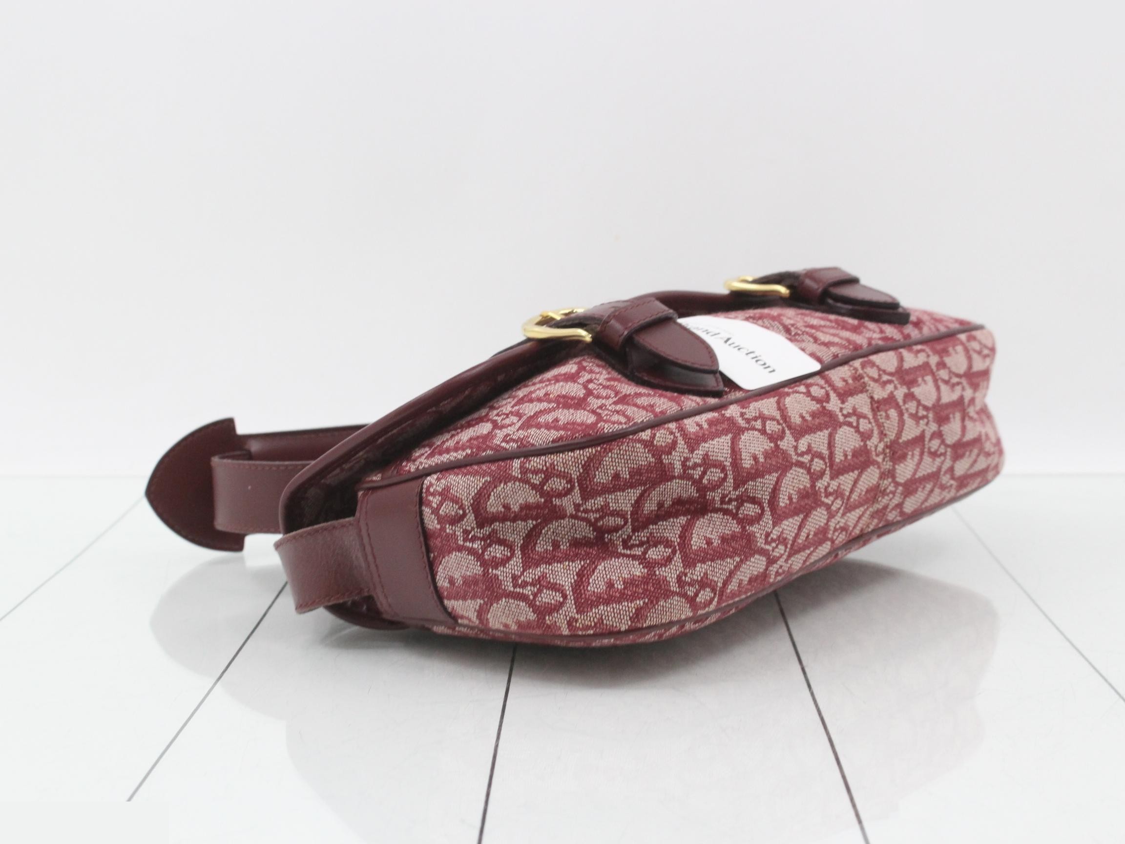 Red Dior Canvas Double Buckle — view 5