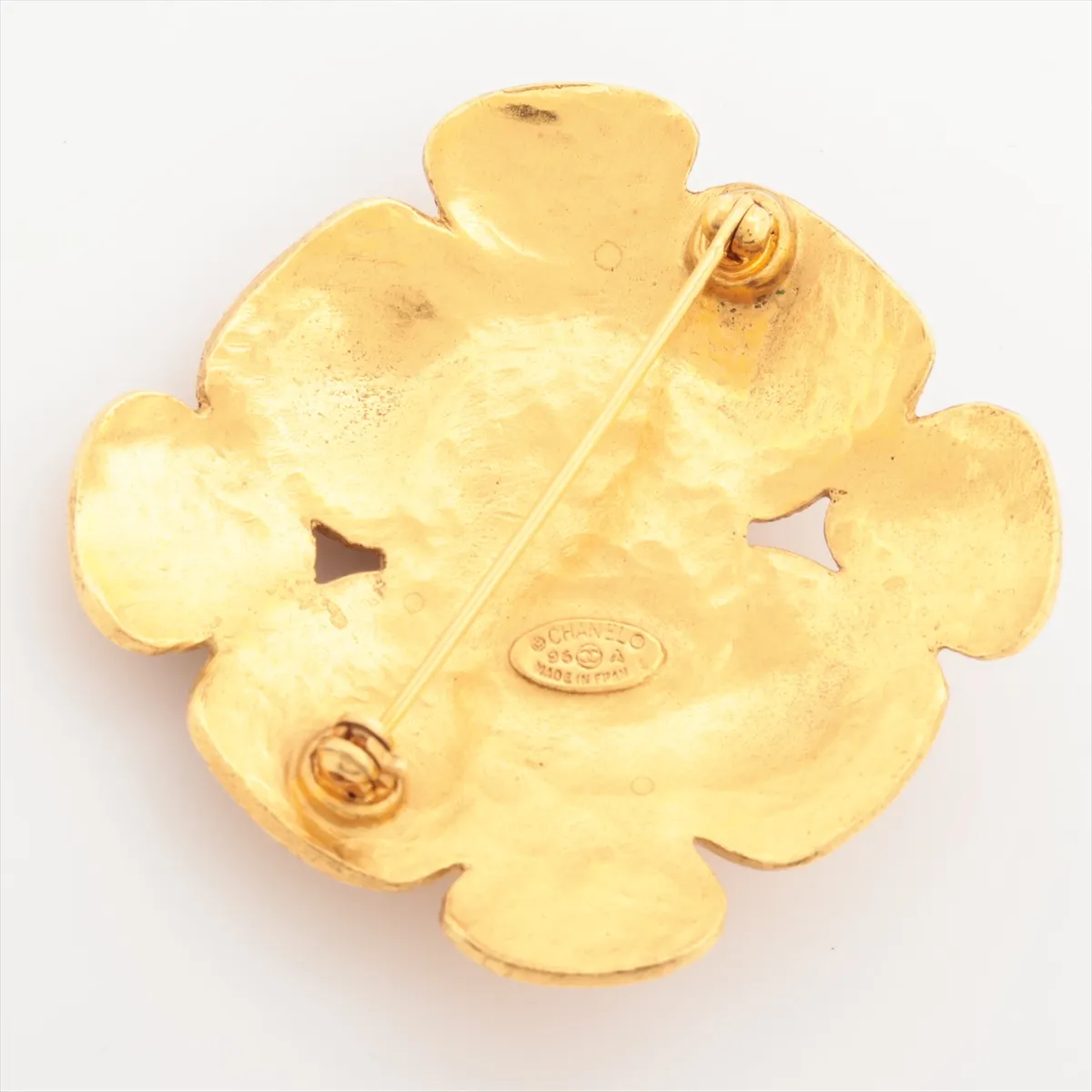 Cocomark Gripore 96A Brooch GP x Color Stone Black x Gold — view 2