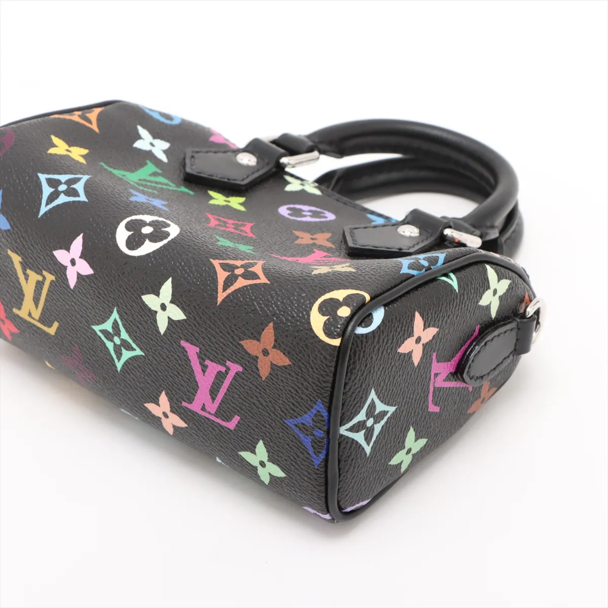 Vuitton x Takashi Murakami LV x TM Multicolor Nano Speedy M13406 Black RFID reaction available — view 3