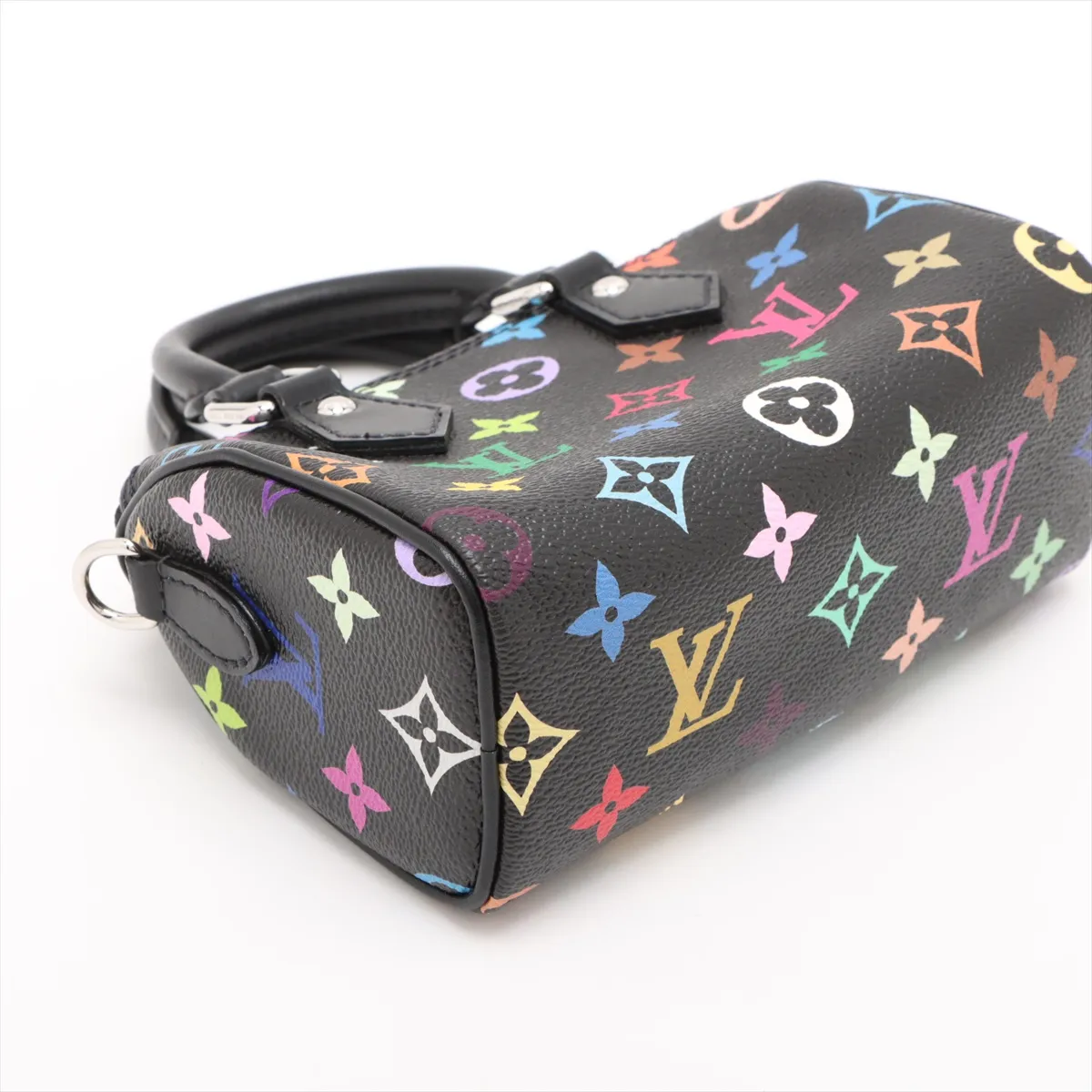Vuitton x Takashi Murakami LV x TM Multicolor Nano Speedy M13406 Black RFID reaction available — view 4