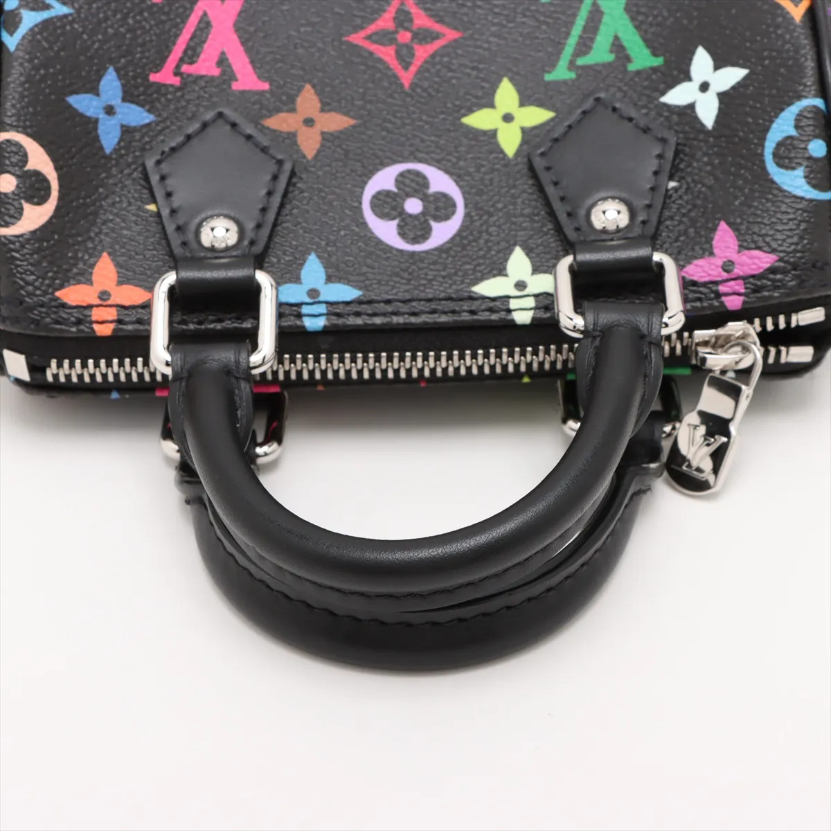 Vuitton x Takashi Murakami LV x TM Multicolor Nano Speedy M13406 Black RFID reaction available — view 5