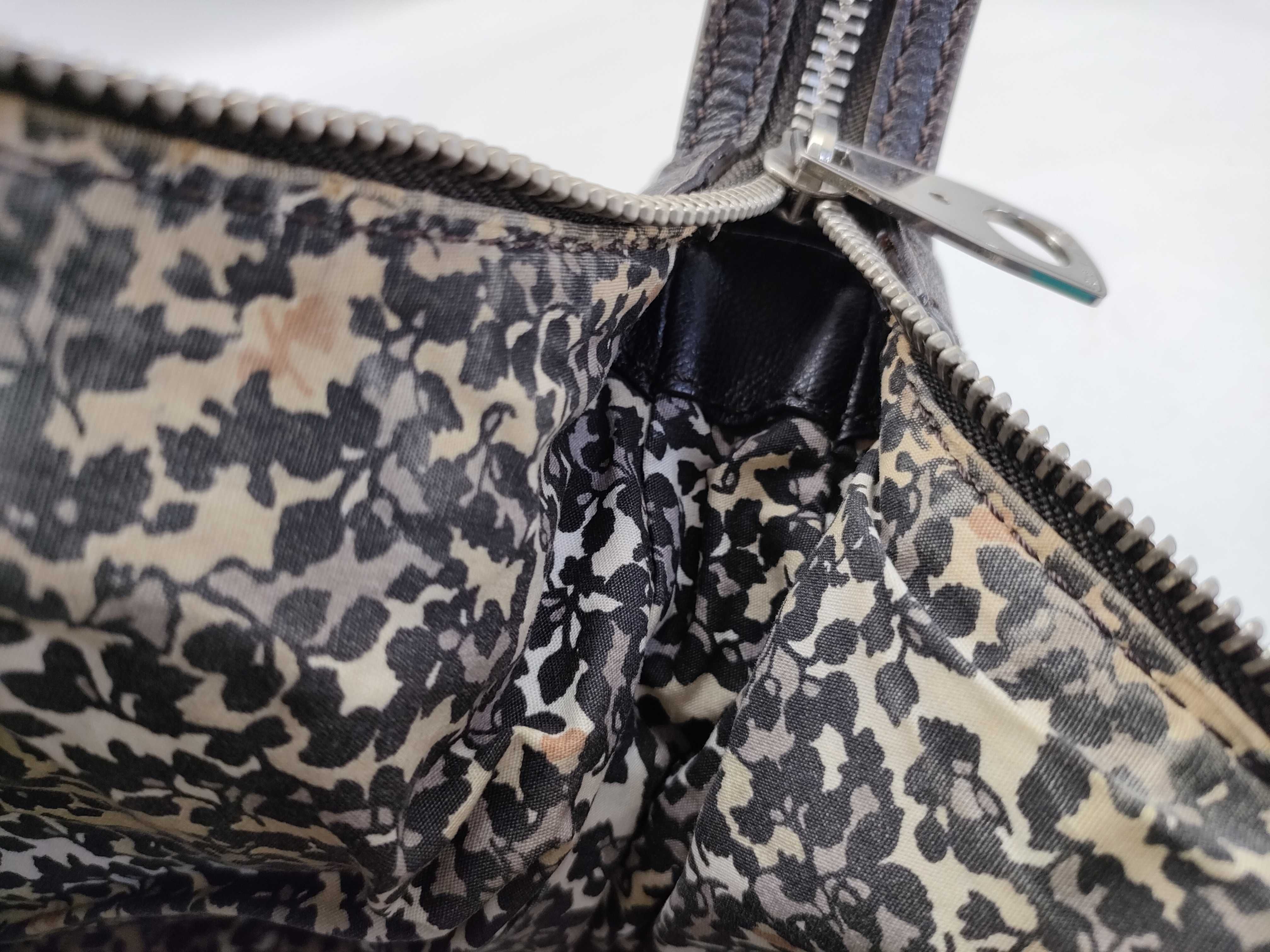 Denim Paris Macadam Shoulder Bag (with all-over print interior) — view 12