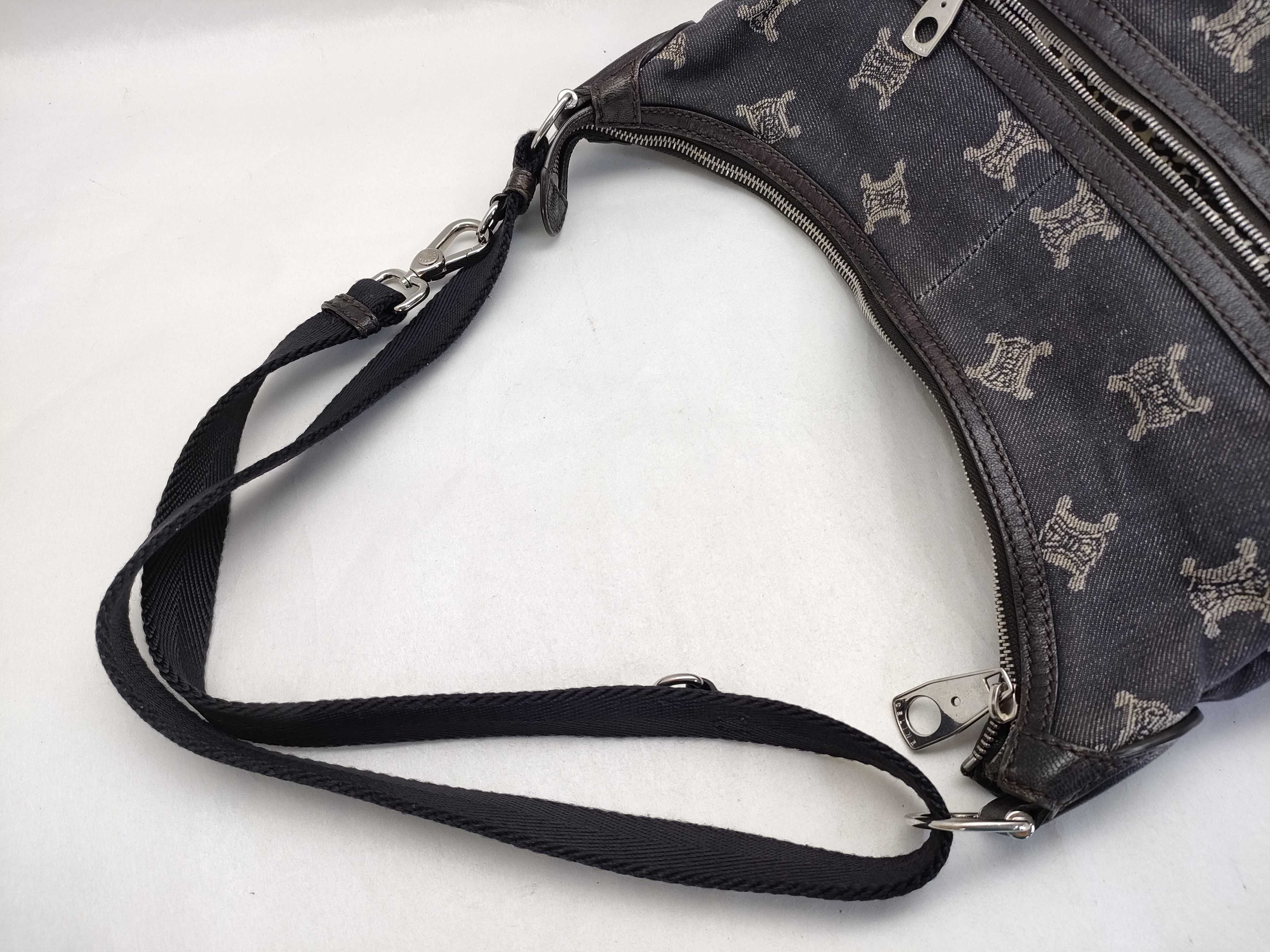 Denim Paris Macadam Shoulder Bag (with all-over print interior) — view 3