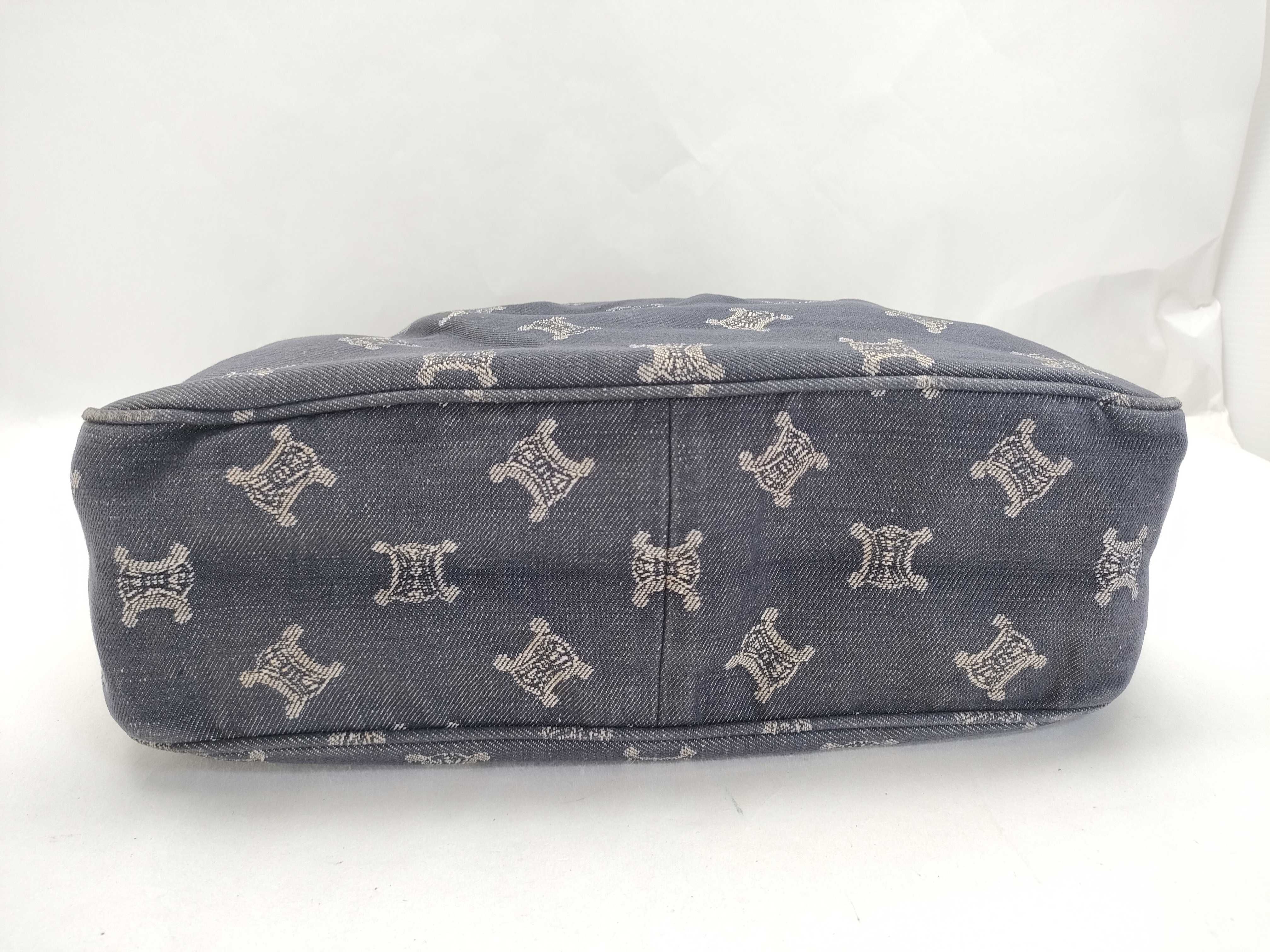 Denim Paris Macadam Shoulder Bag (with all-over print interior) — view 9