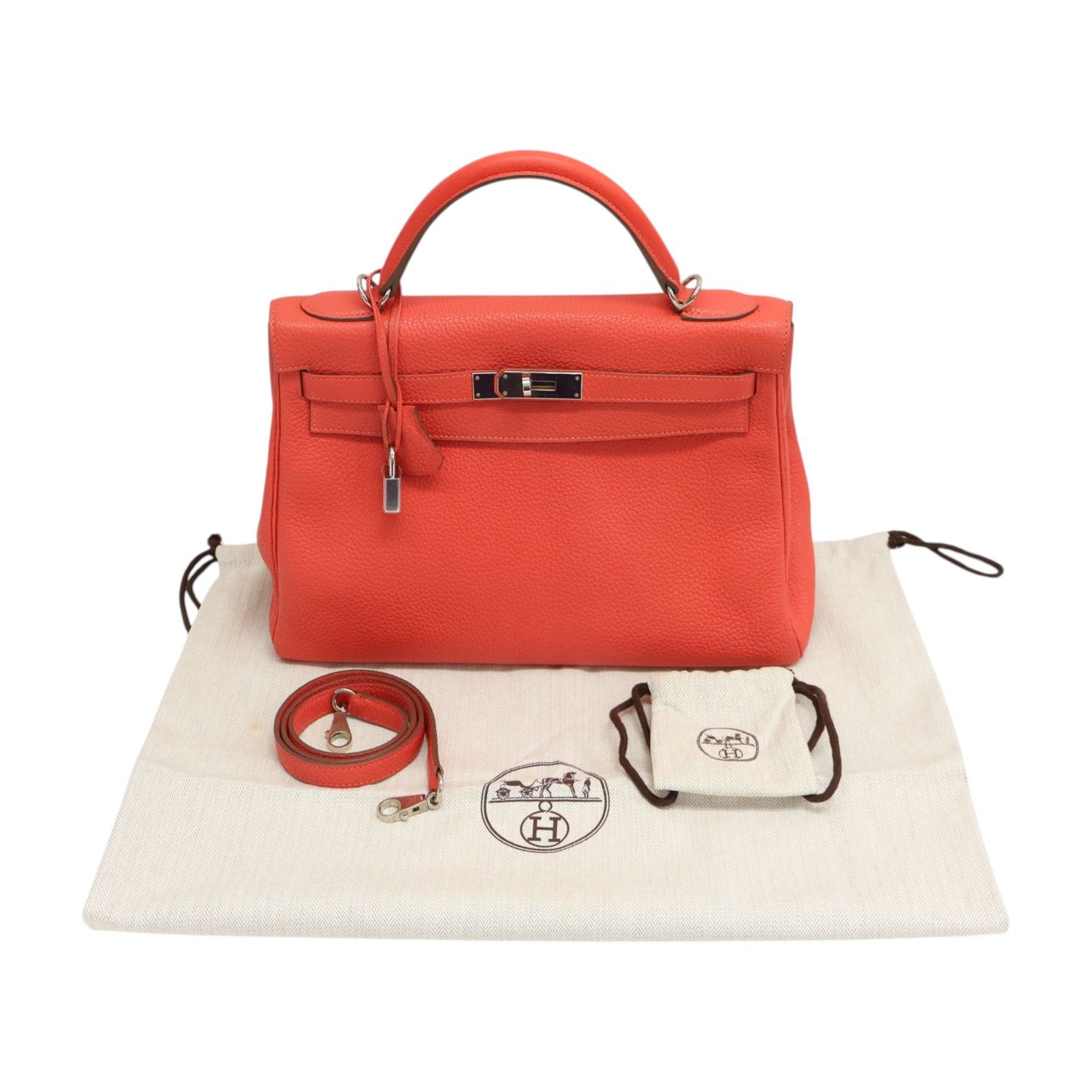 Togo Leather Kelly 32 w/PHW — view 11