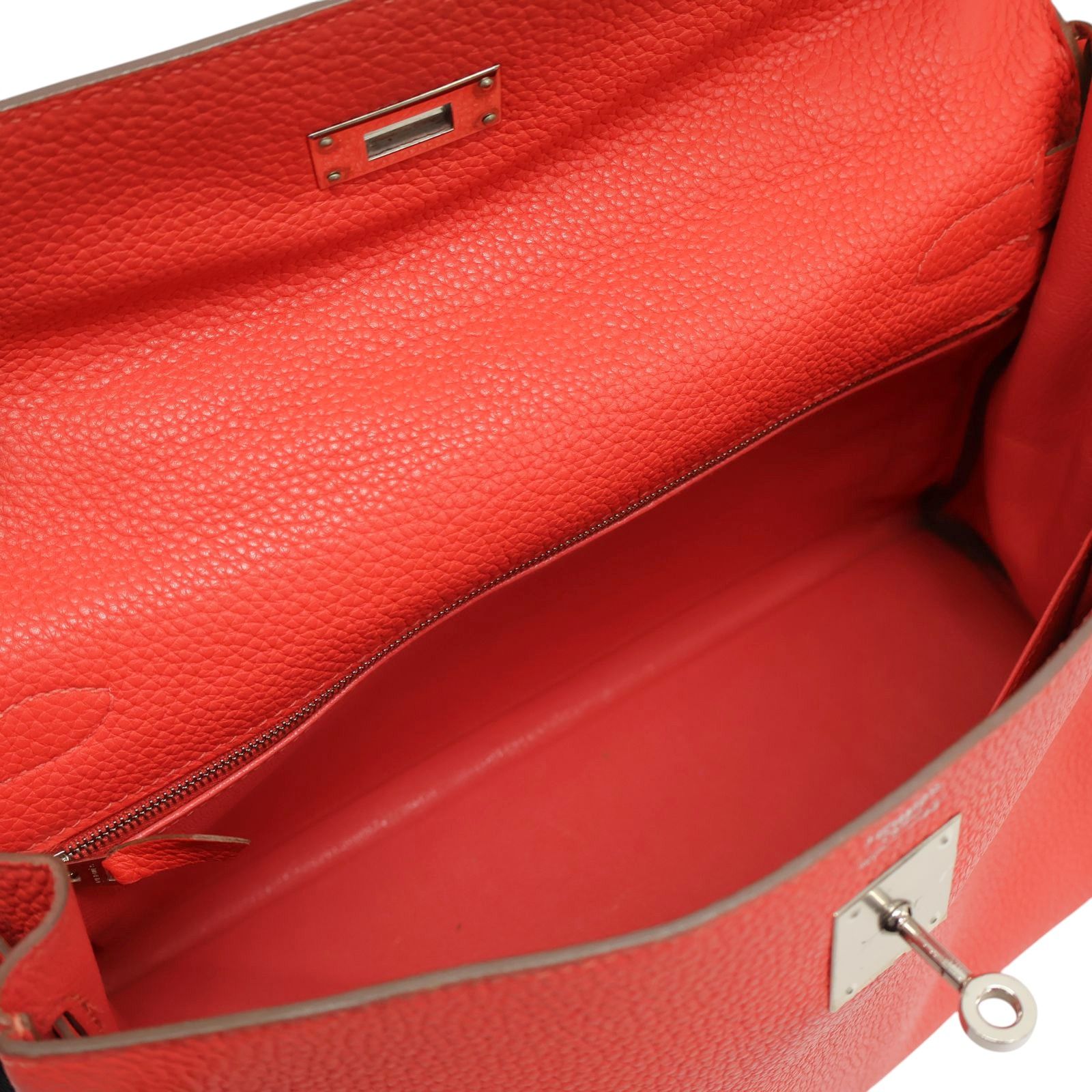 Togo Leather Kelly 32 w/PHW — view 3