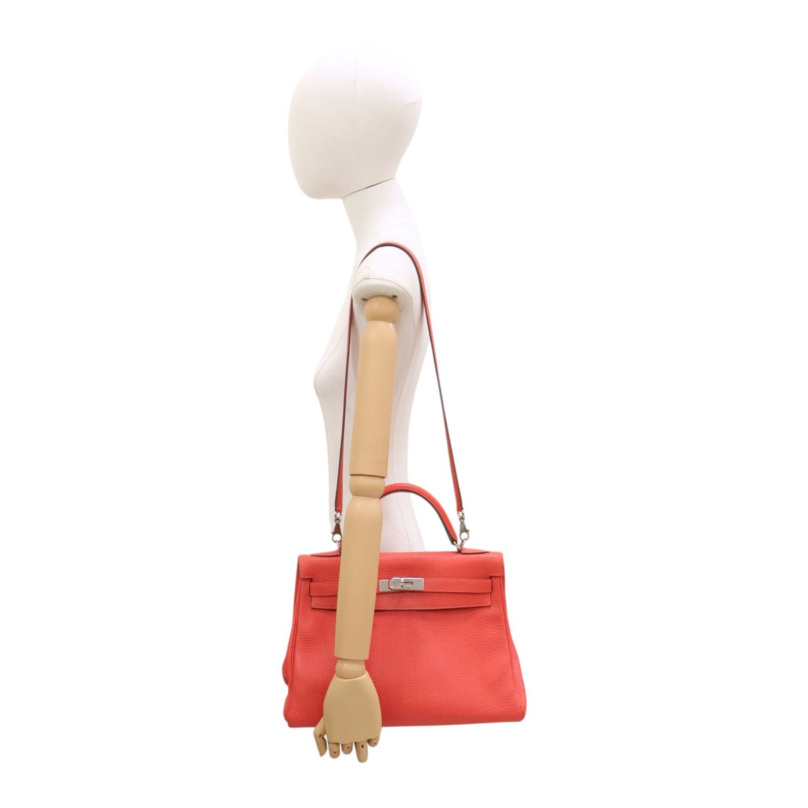 Togo Leather Kelly 32 w/PHW — view 9