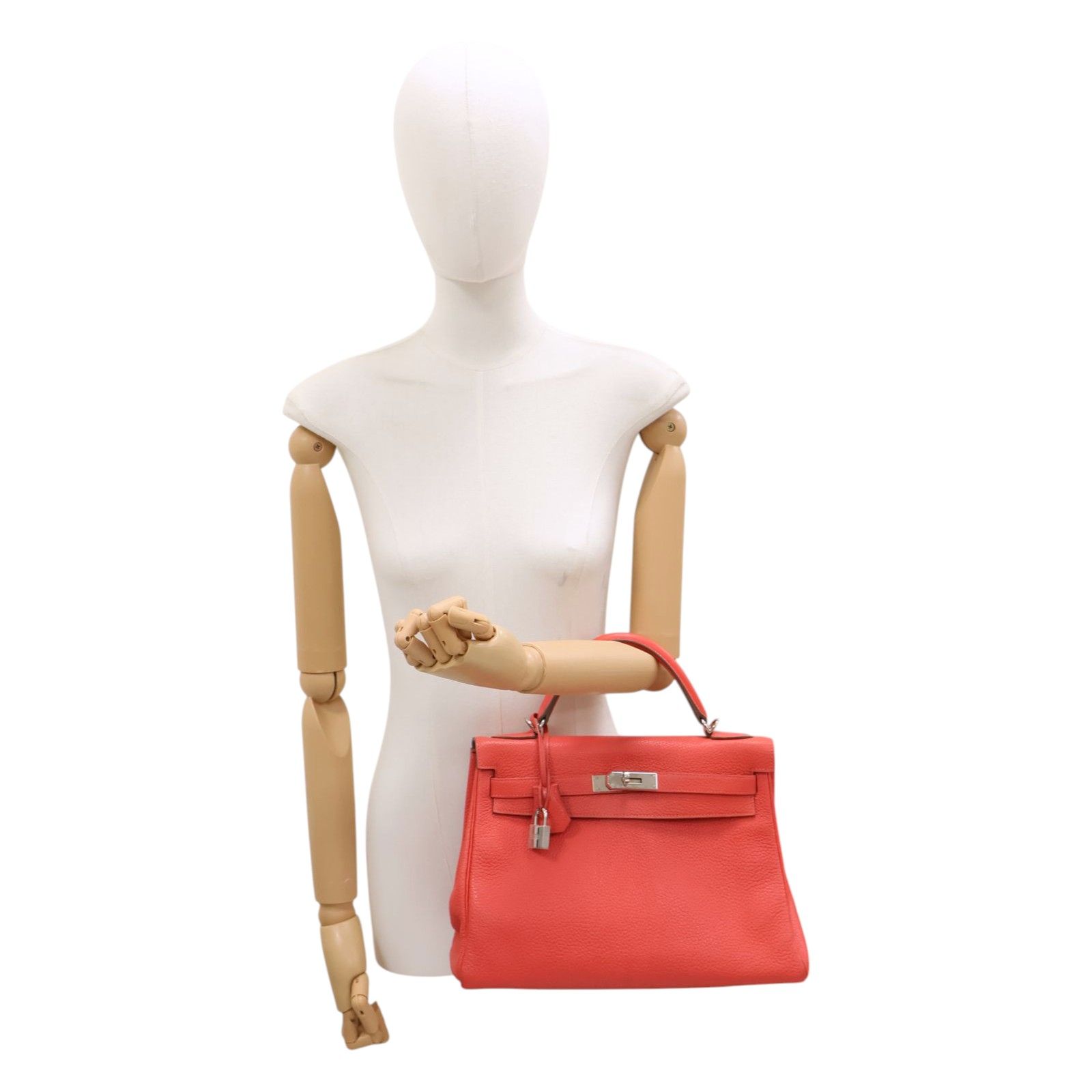 Togo Leather Kelly 32 w/PHW — view 10