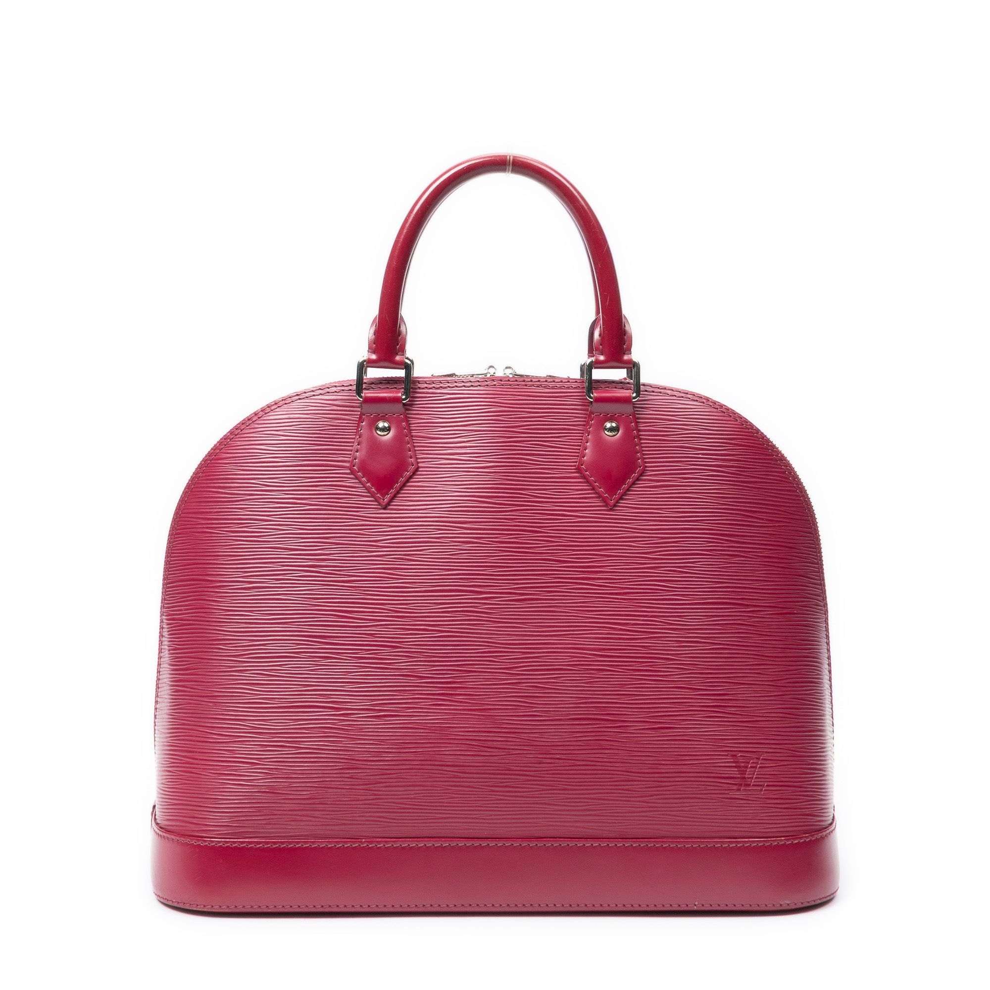 Alma MM Fuchsia Epi Silver Brass — view 5