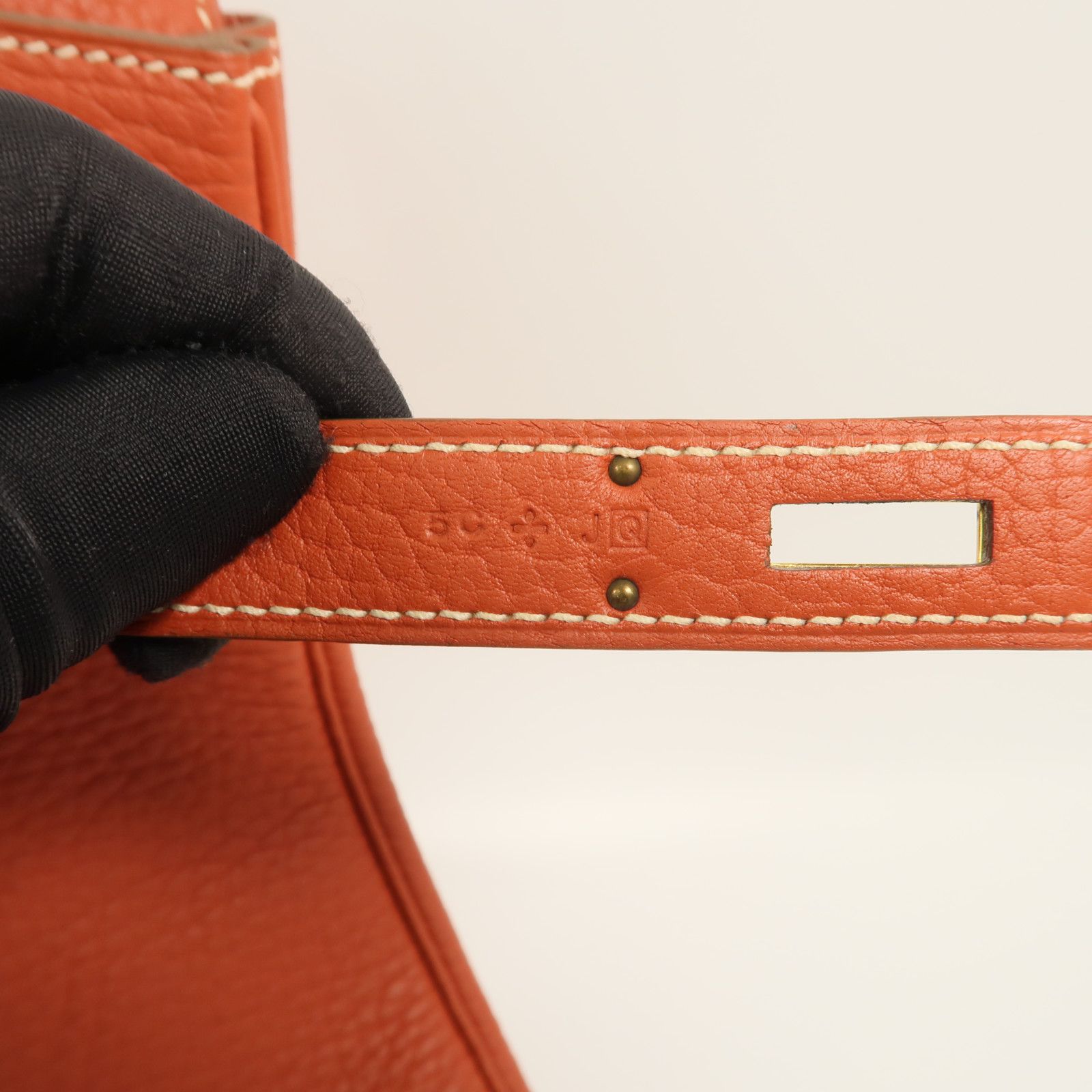 Fjord Leather Birkin 35 w/GHW — view 7
