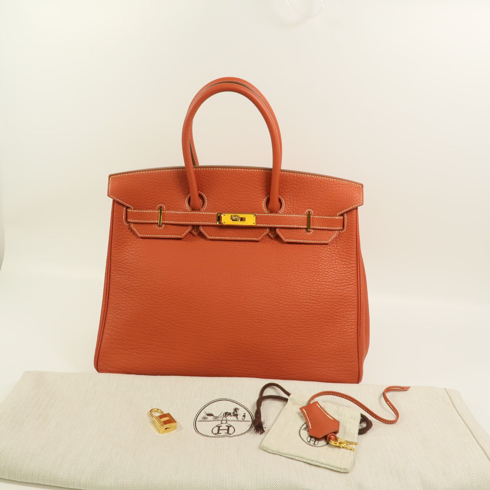 Fjord Leather Birkin 35 w/GHW — view 10