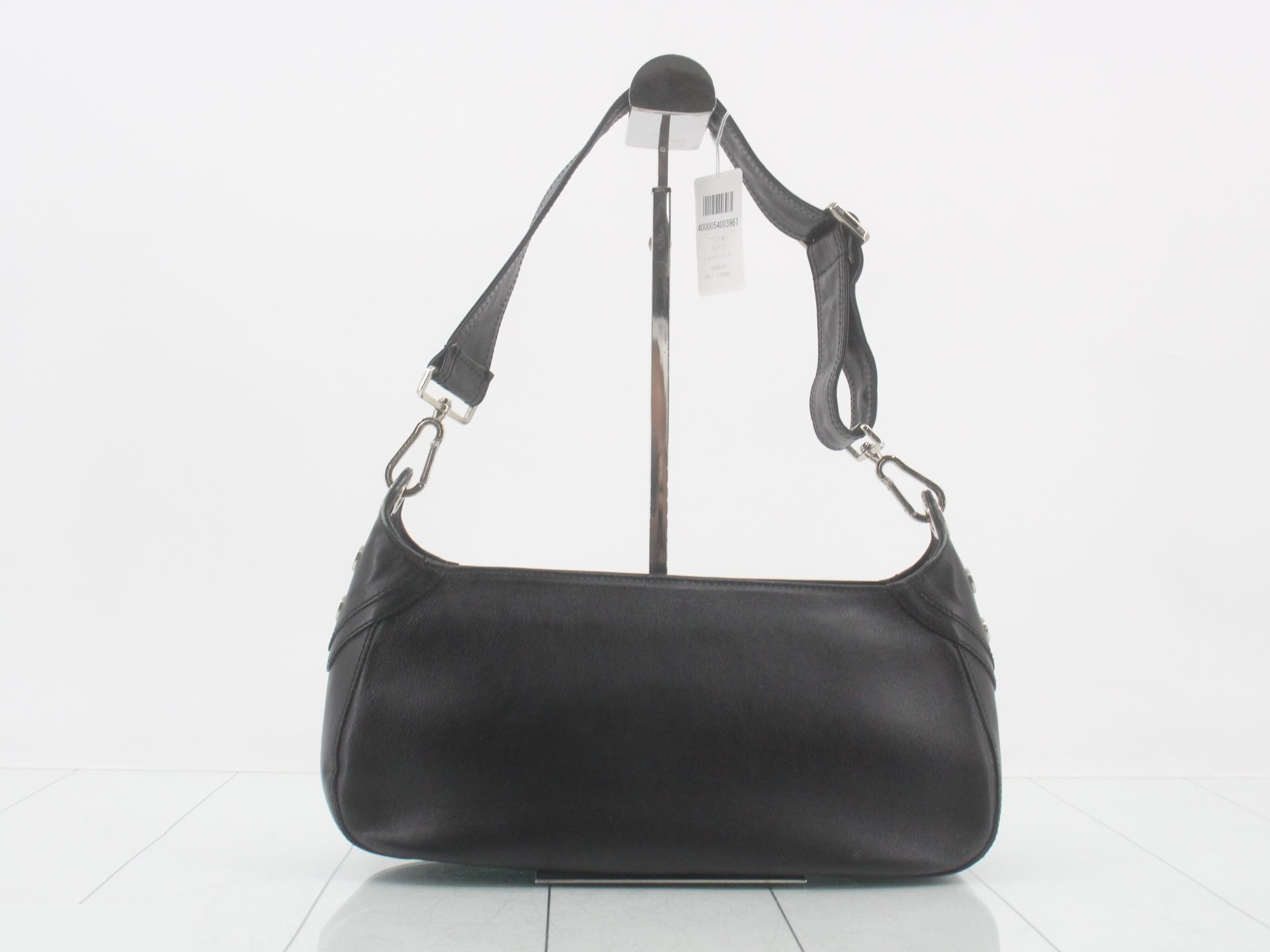 Leather one-shoulder bag — view 2