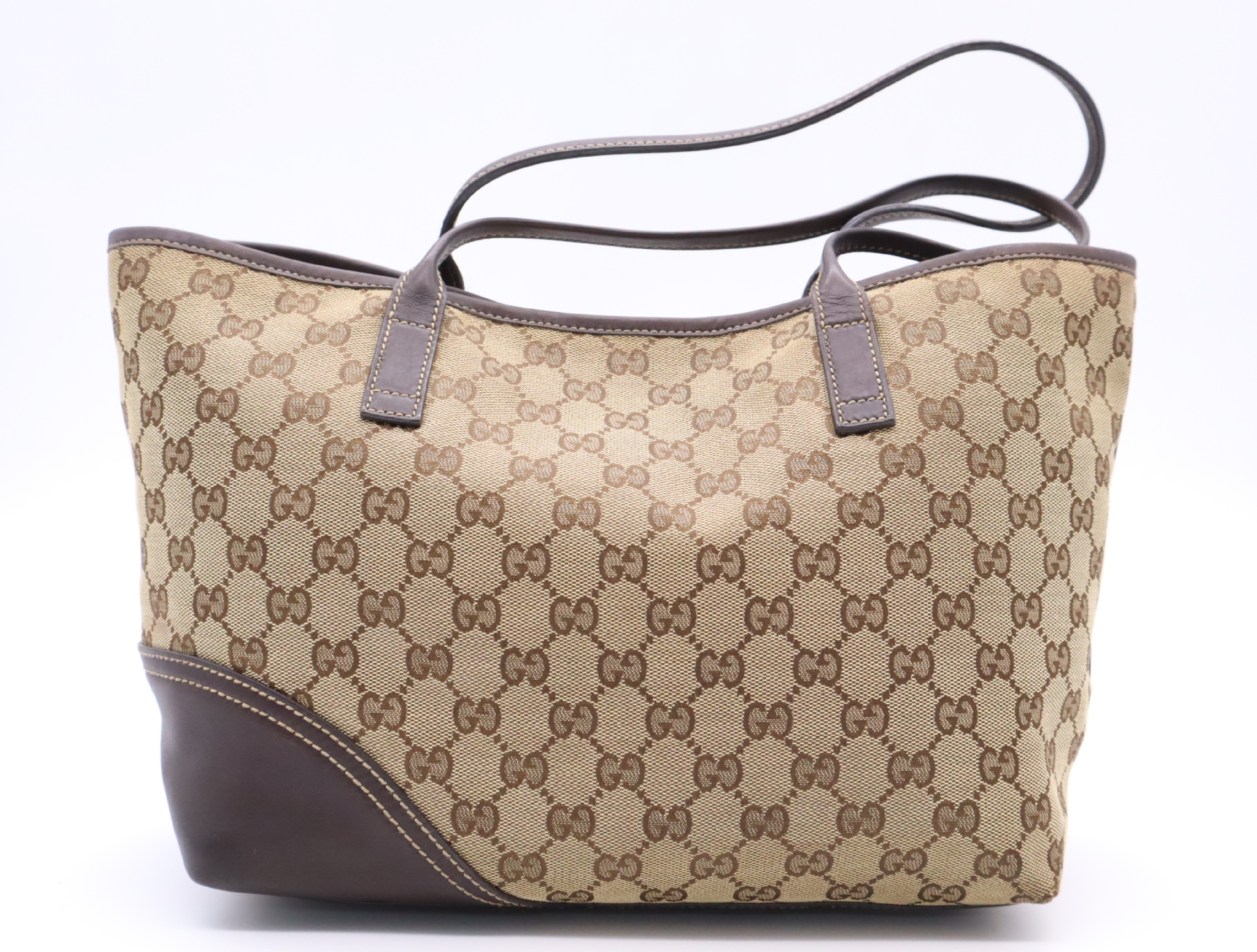16996 GG Canvas New Brit Round Tote Bag