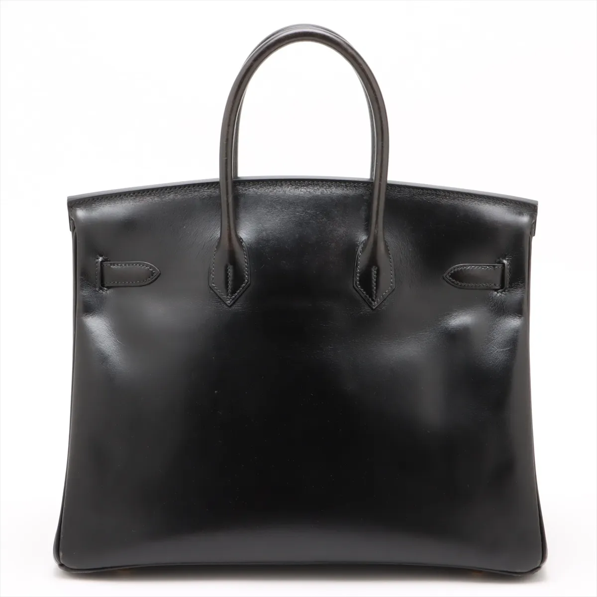 [Individually wrapped] Hermes Birkin 35 Le Tourne Box Calf Black Gold Hardware D:2000 — view 2