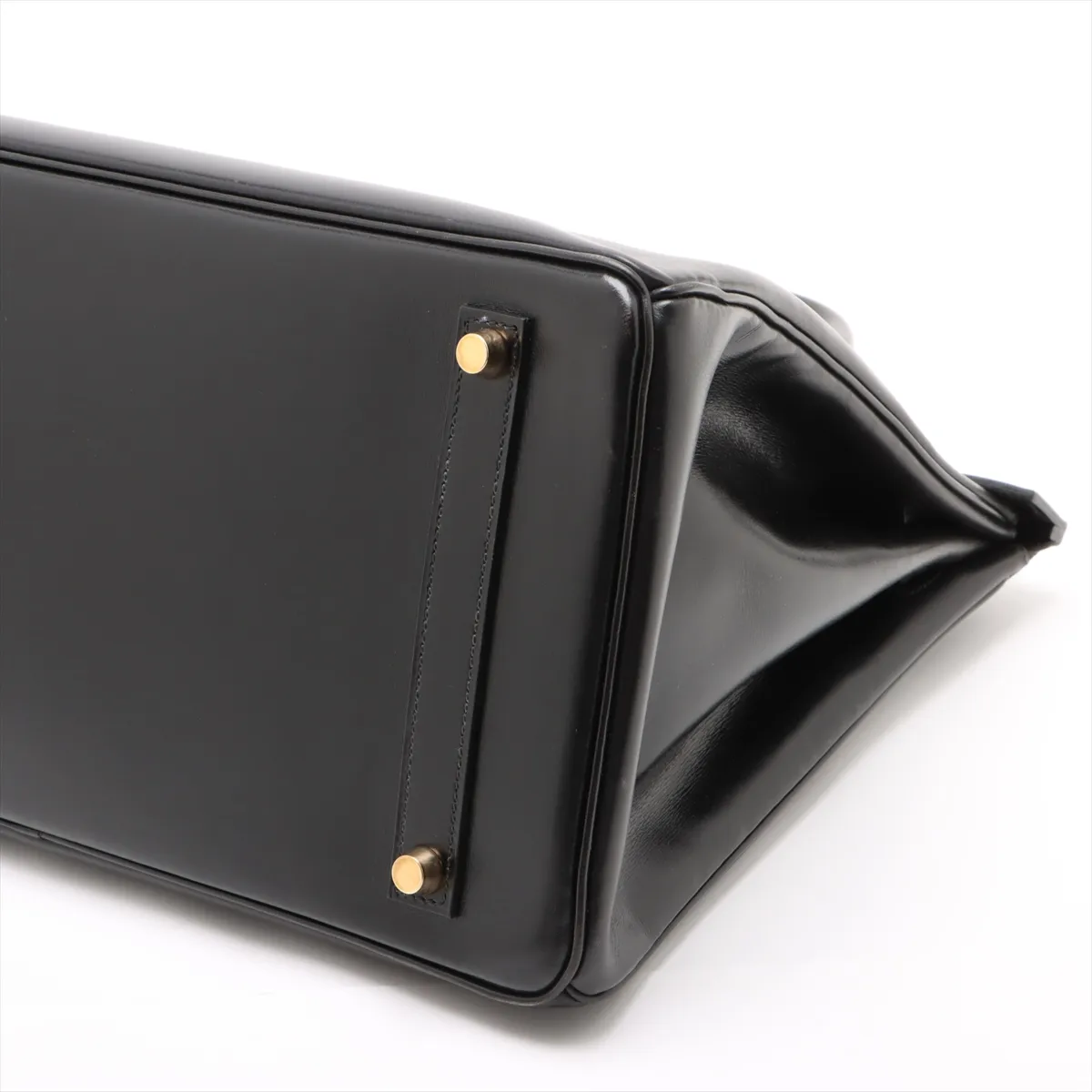 [Individually wrapped] Hermes Birkin 35 Le Tourne Box Calf Black Gold Hardware D:2000 — view 3