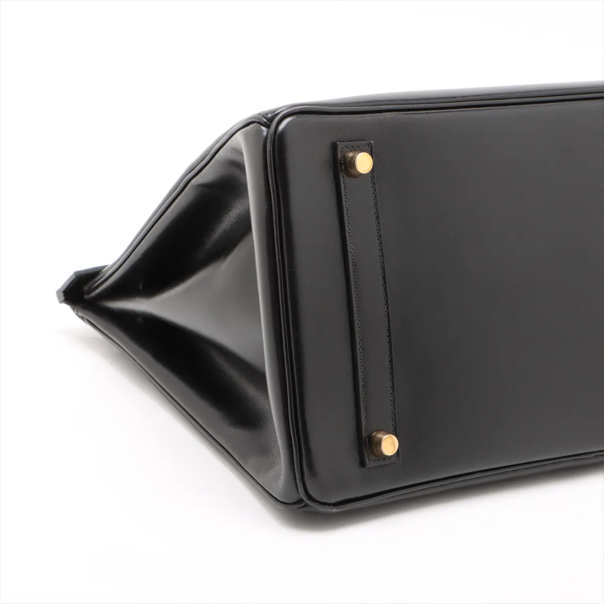 [Individually wrapped] Hermes Birkin 35 Le Tourne Box Calf Black Gold Hardware D:2000 — view 4