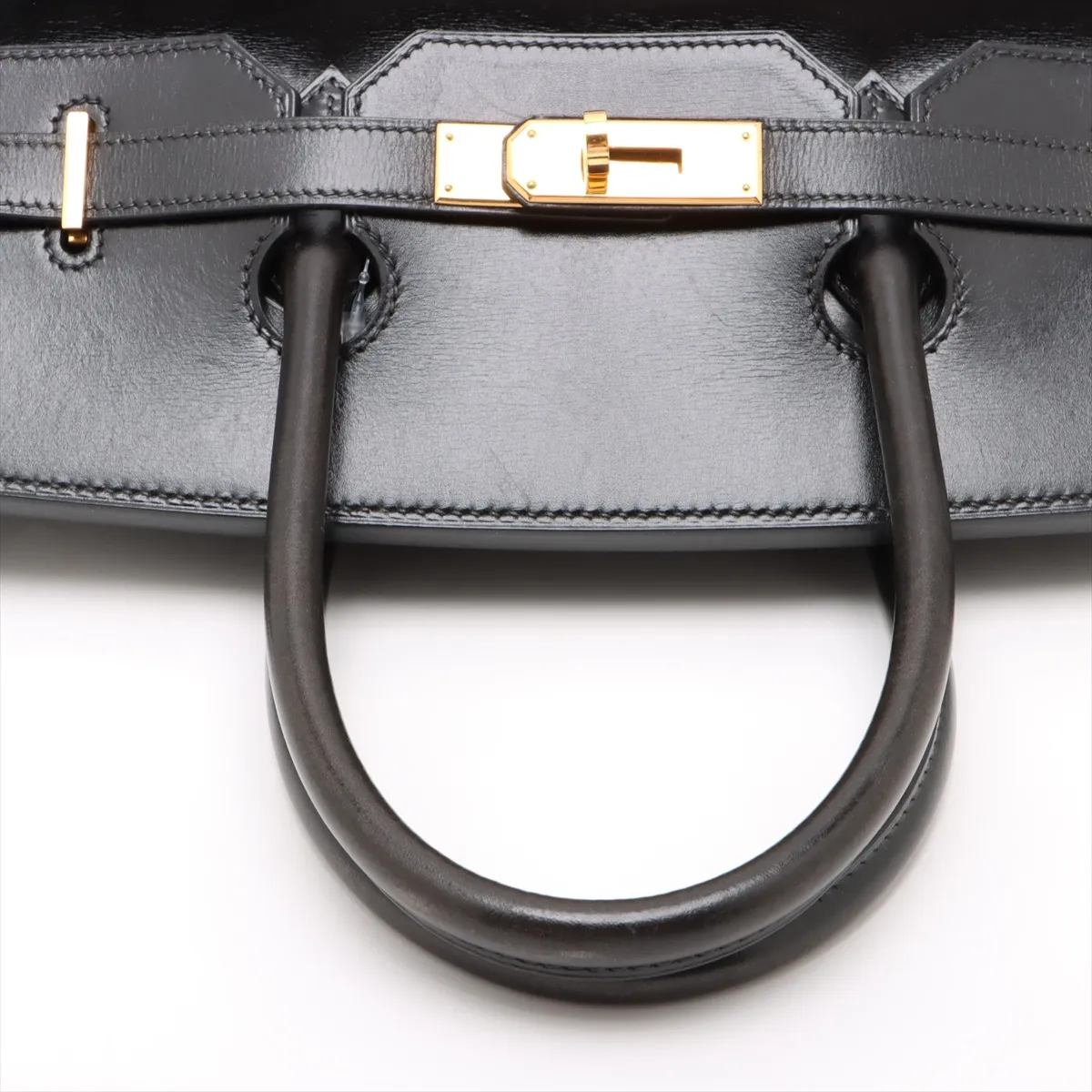 [Individually wrapped] Hermes Birkin 35 Le Tourne Box Calf Black Gold Hardware D:2000 — view 5