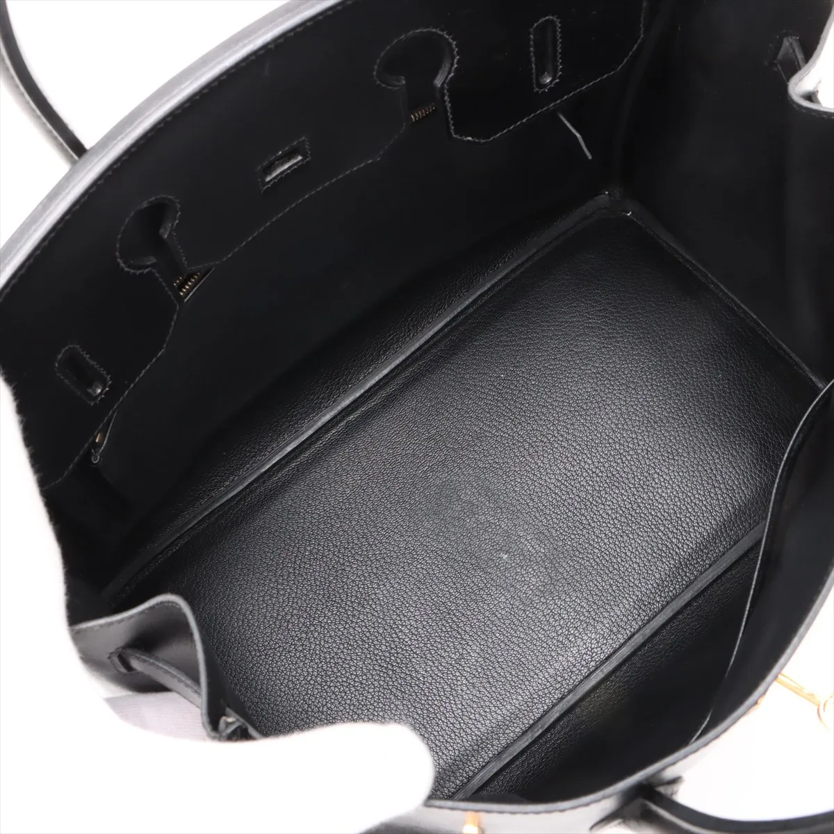 [Individually wrapped] Hermes Birkin 35 Le Tourne Box Calf Black Gold Hardware D:2000 — view 7