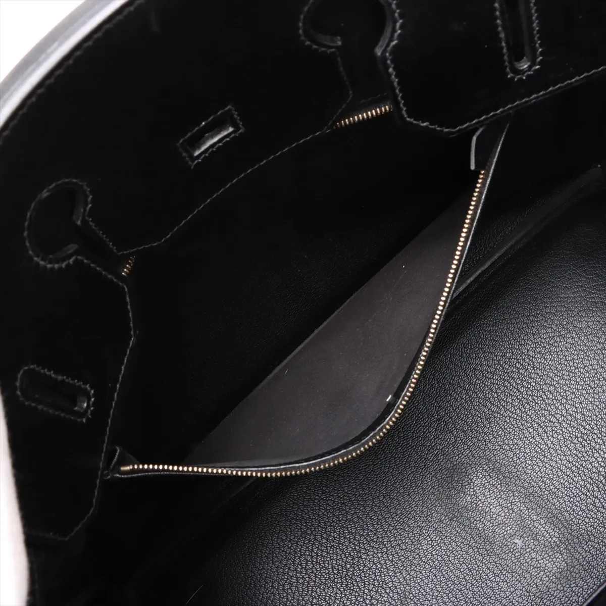 [Individually wrapped] Hermes Birkin 35 Le Tourne Box Calf Black Gold Hardware D:2000 — view 8
