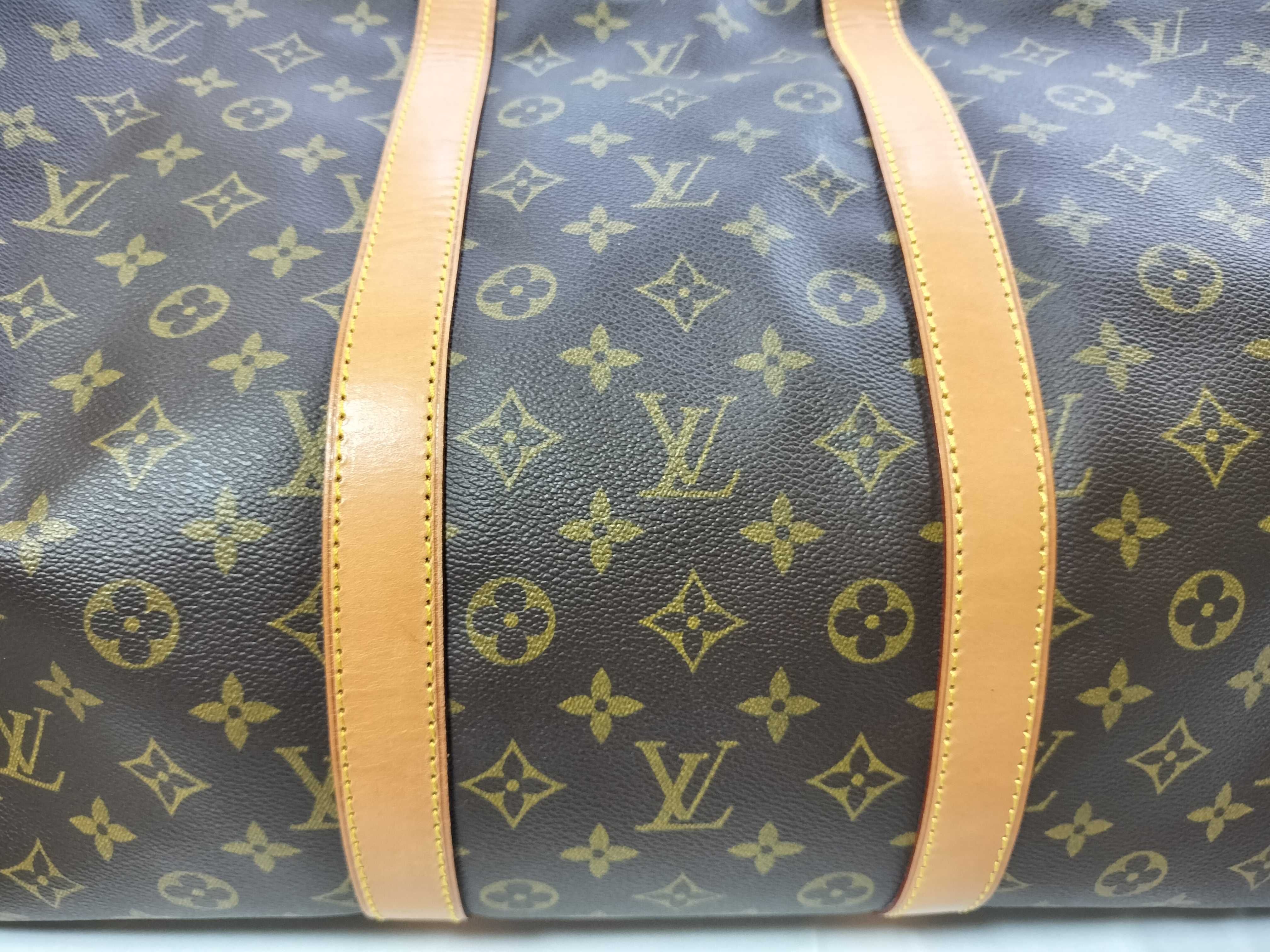 Monogram M41414 Keepall Bandoulière 55 Boston Bag — view 9