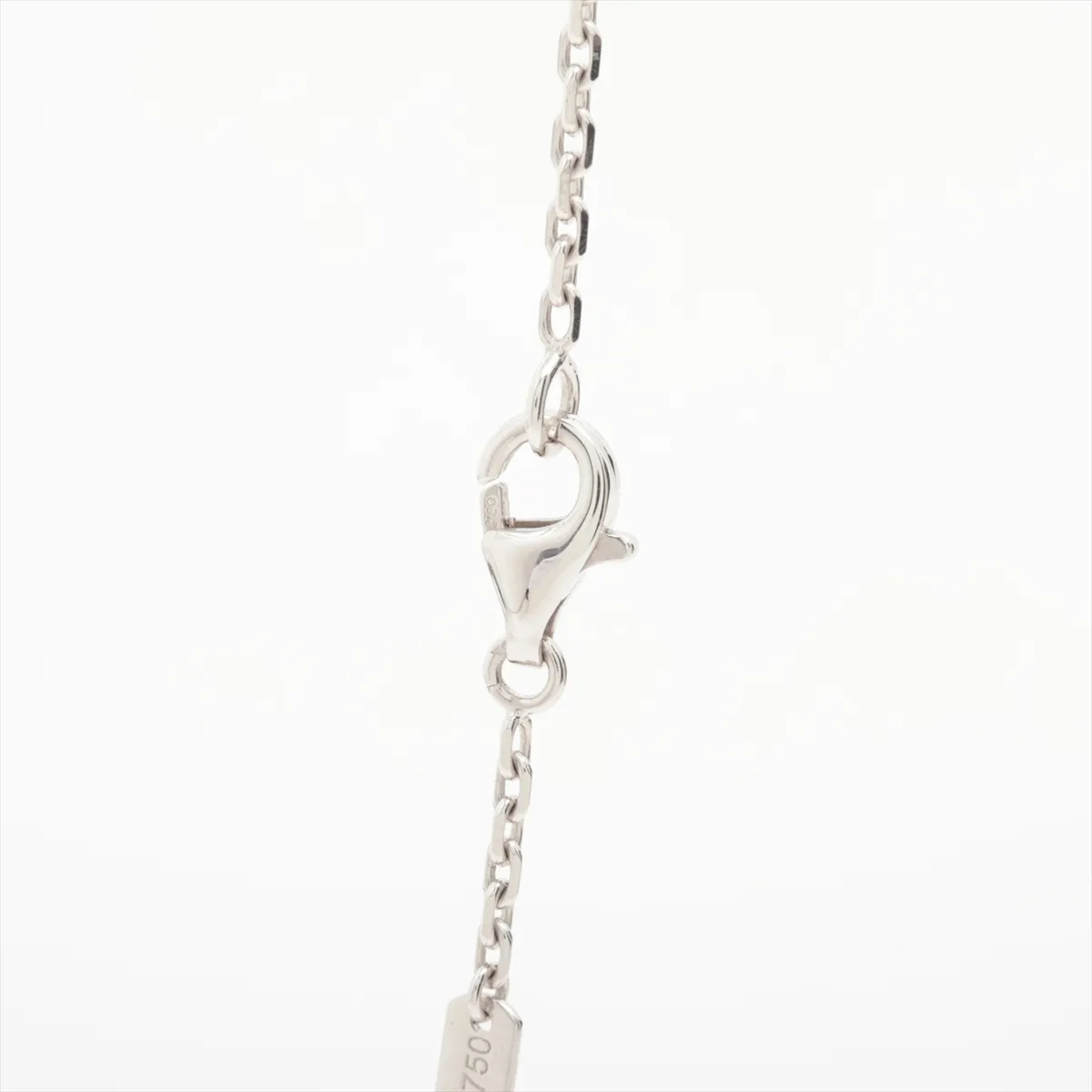 Magic Alhambra Shell Necklace, 750 (WG), 10.7g, JE011825, — view 3