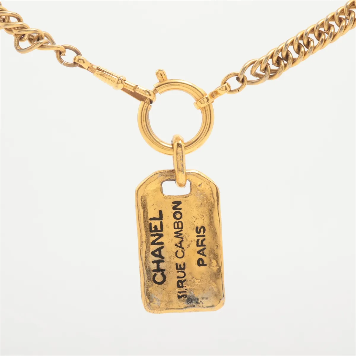 31 RUE CAMBON Necklace, GP Gold. Shows signs of wear: — view 2