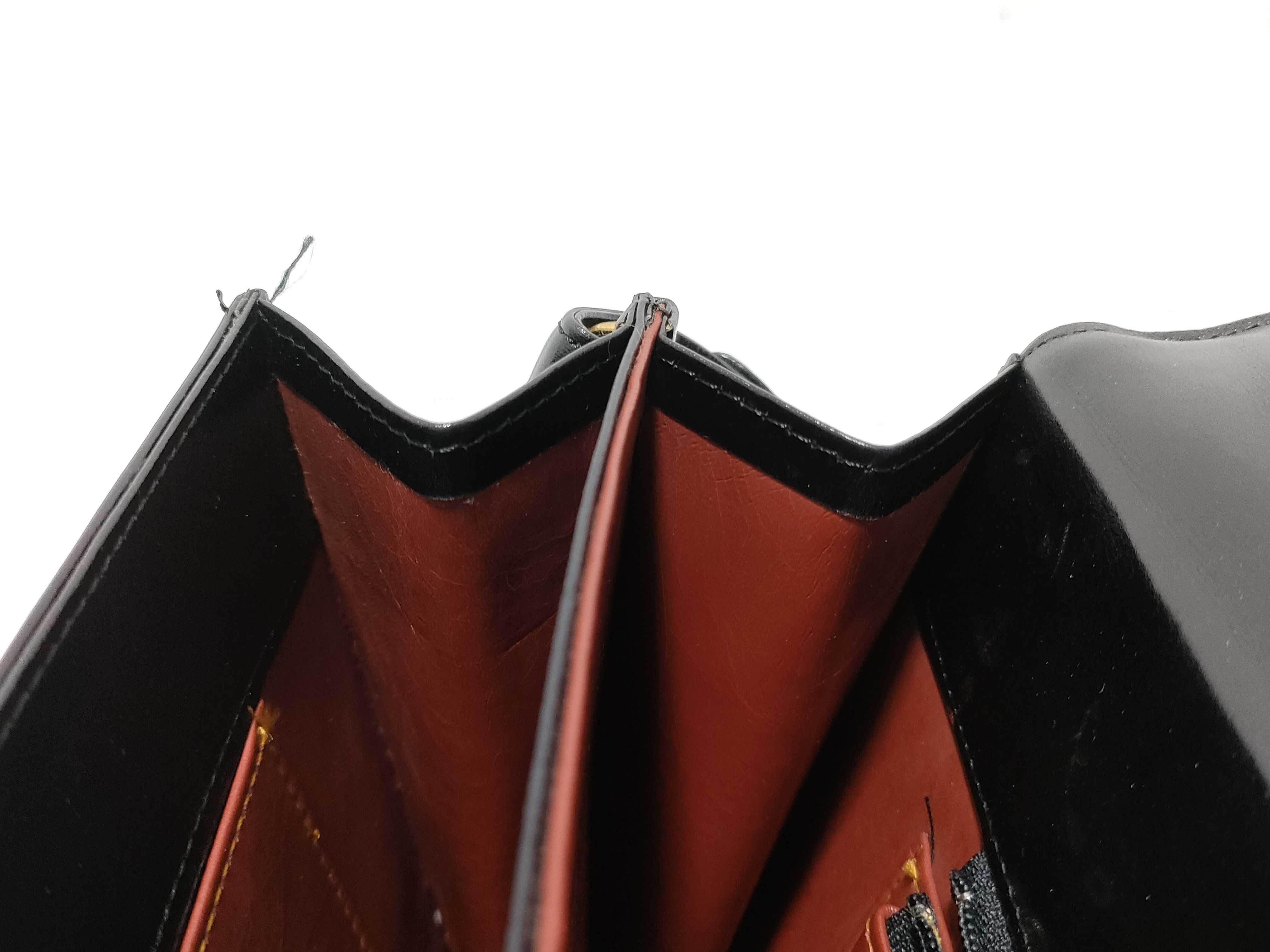 Leather Shoulder Bag, Formal, Black Shoulder Bag — view 9