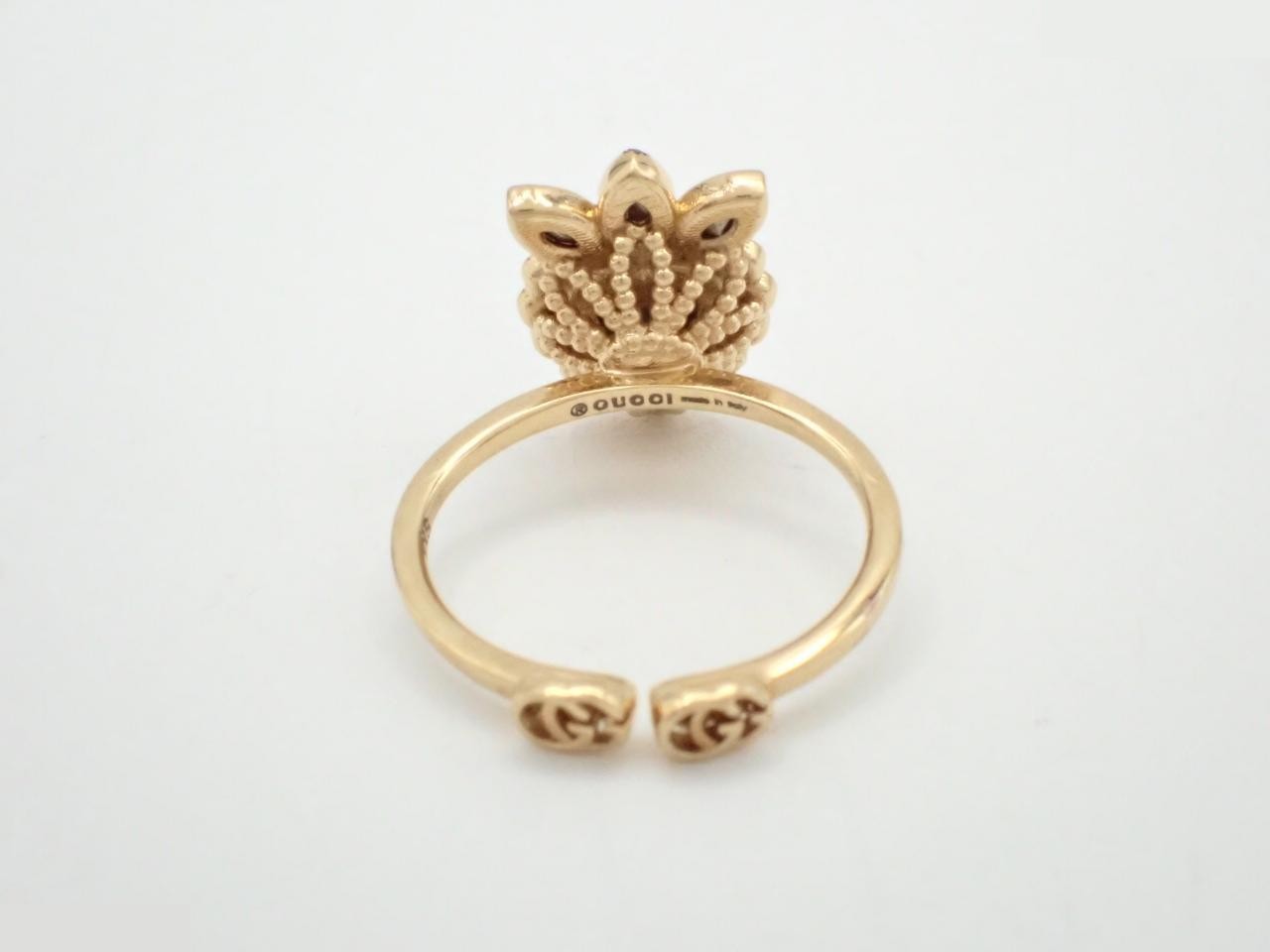 Interlocking G Open Ring, Size #4 — view 2