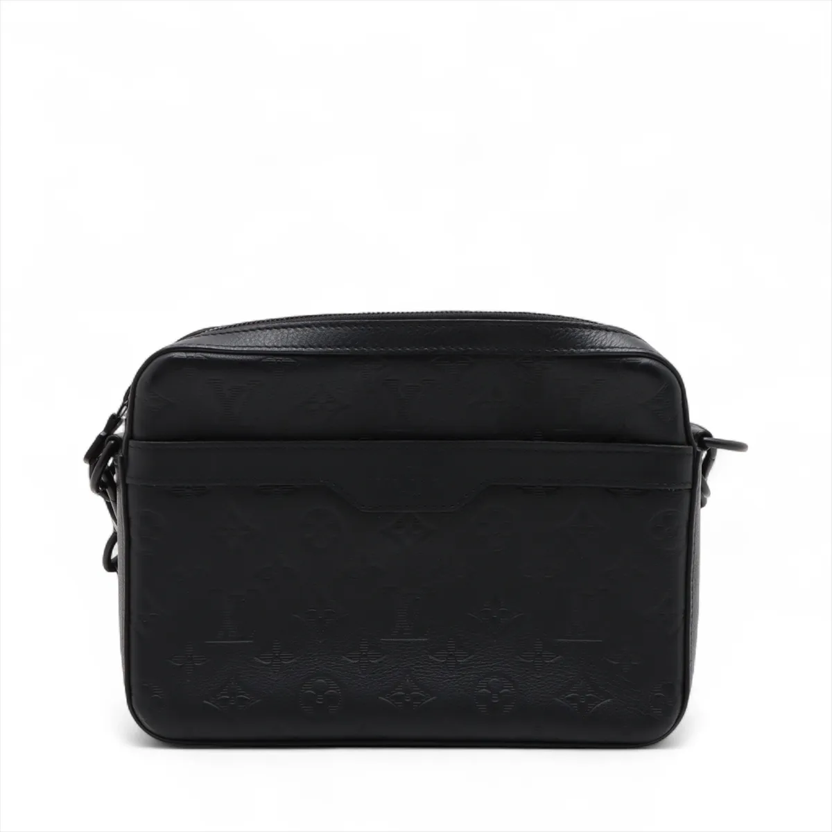 Monogram Shadow Trio Messenger M46602 Black RFID response — view 2