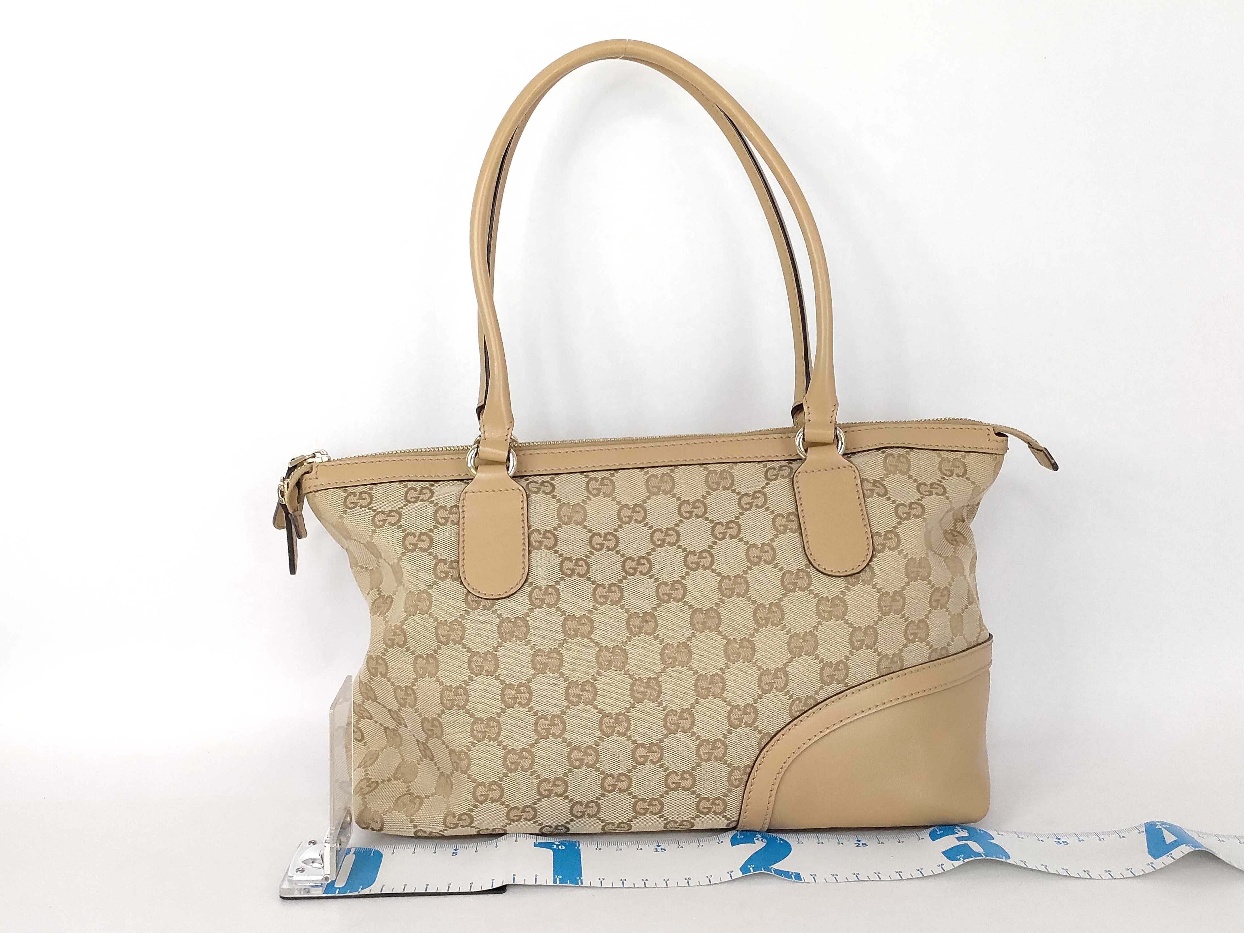 GG Canvas Gucci Mini Boston Bag GG Sherry Line Horsebit 232986 520981 Handbag — view 2