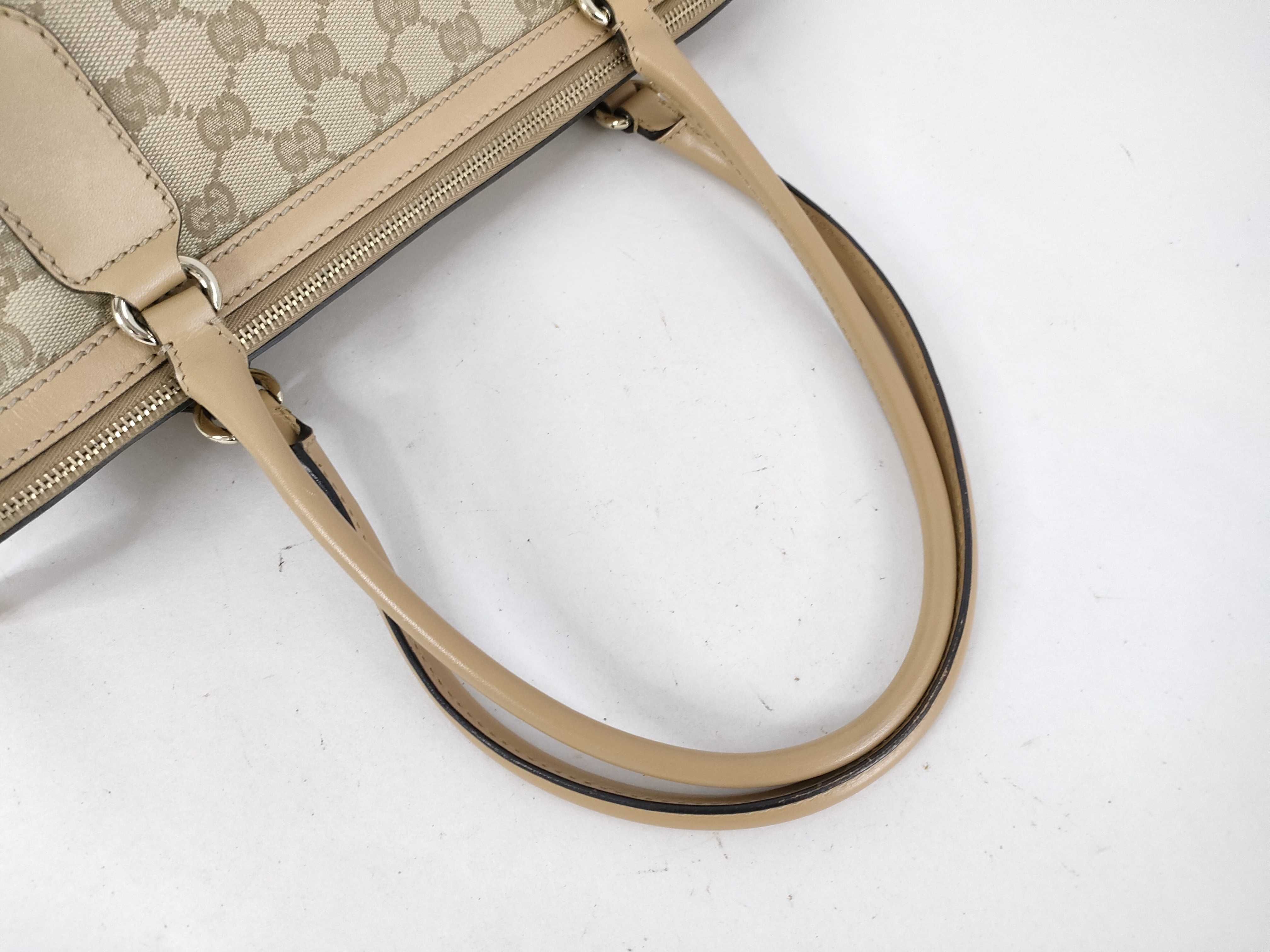 GG Canvas Gucci Mini Boston Bag GG Sherry Line Horsebit 232986 520981 Handbag — view 3