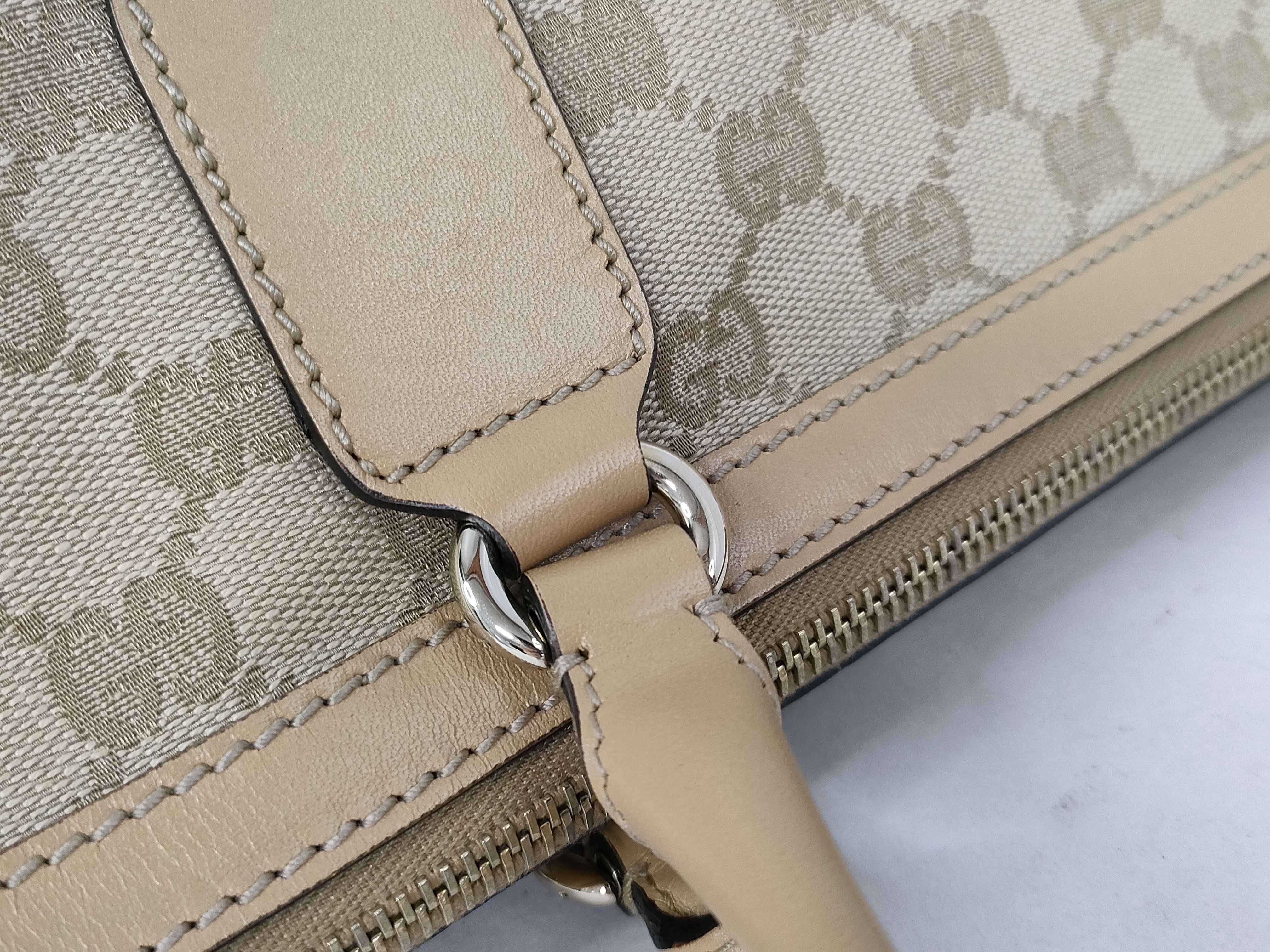 GG Canvas Gucci Mini Boston Bag GG Sherry Line Horsebit 232986 520981 Handbag — view 5