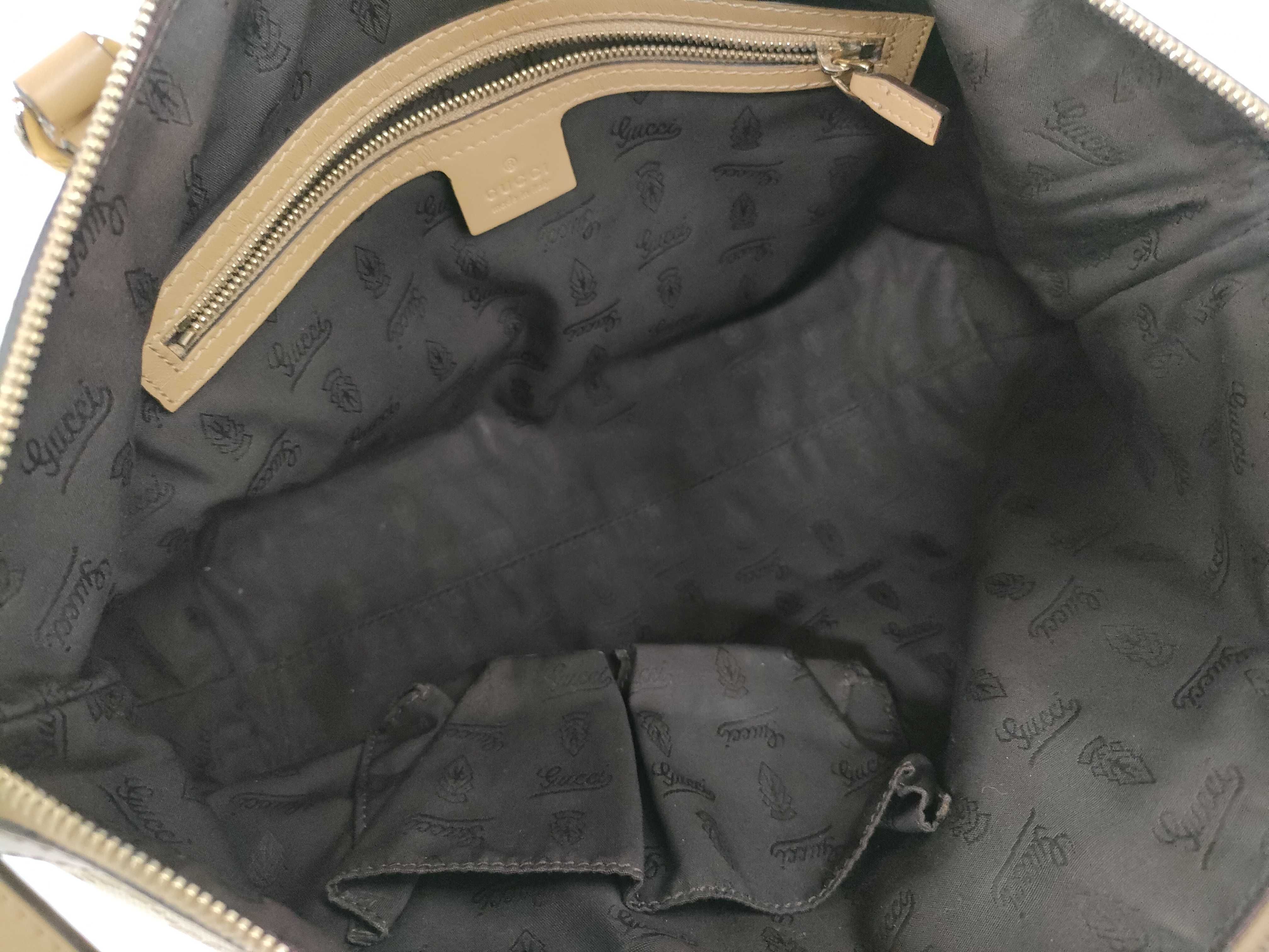 GG Canvas Gucci Mini Boston Bag GG Sherry Line Horsebit 232986 520981 Handbag — view 9