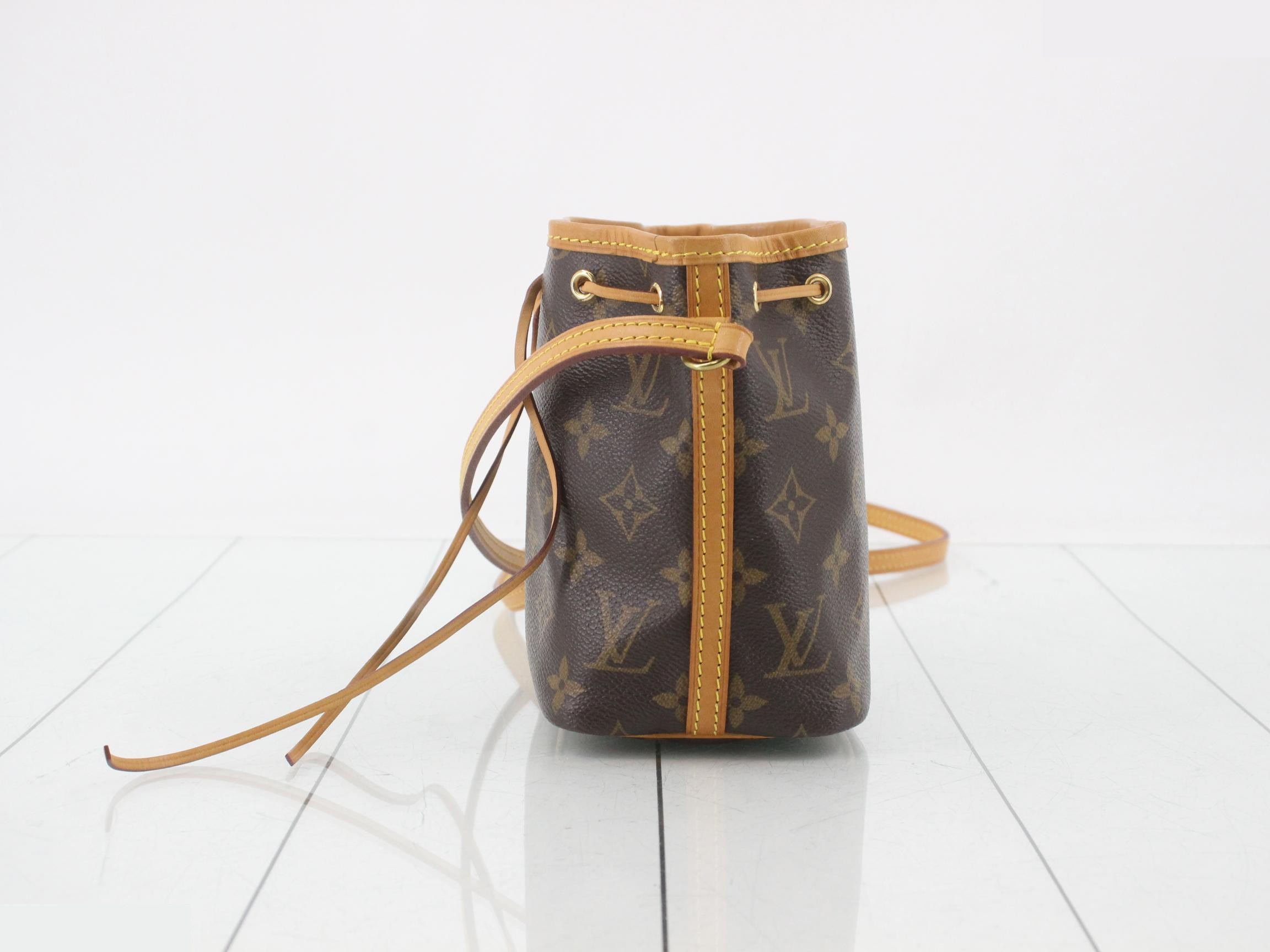 Monogram Nano Noe Shoulder Bag — view 3