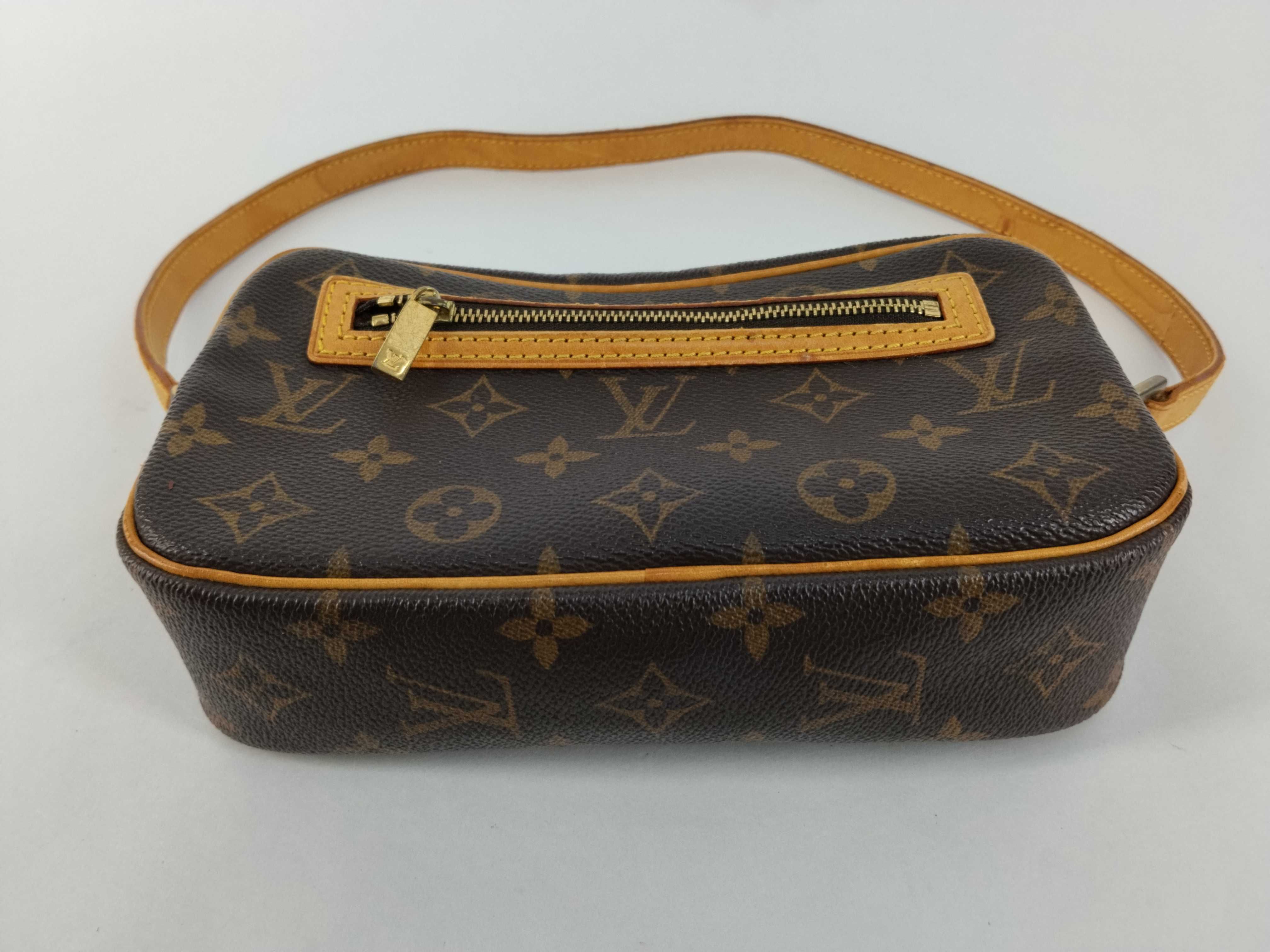 Monogram Louis Vuitton Pochette Cite PM Shoulder Bag — view 7