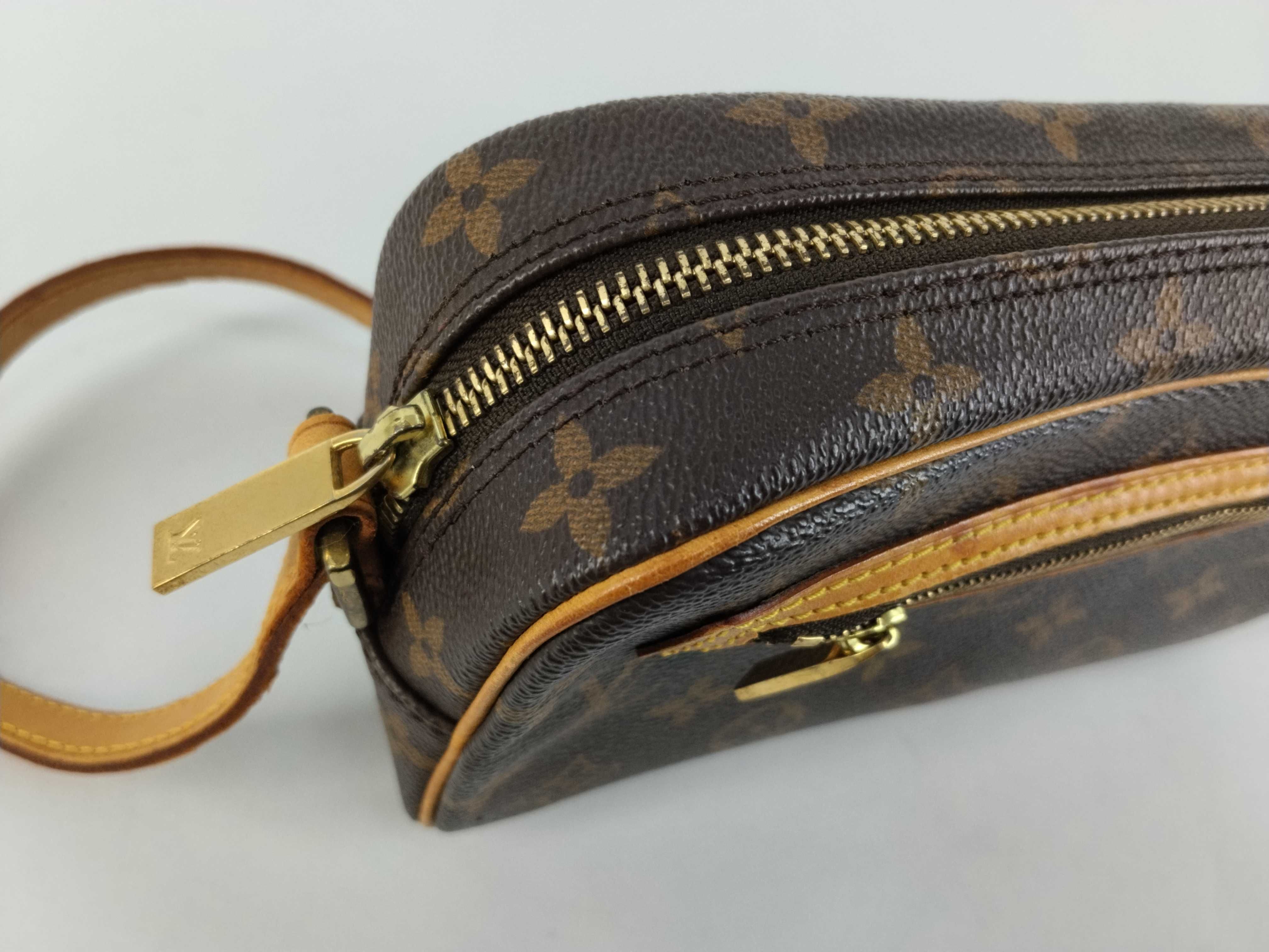 Monogram Louis Vuitton Pochette Cite PM Shoulder Bag — view 9