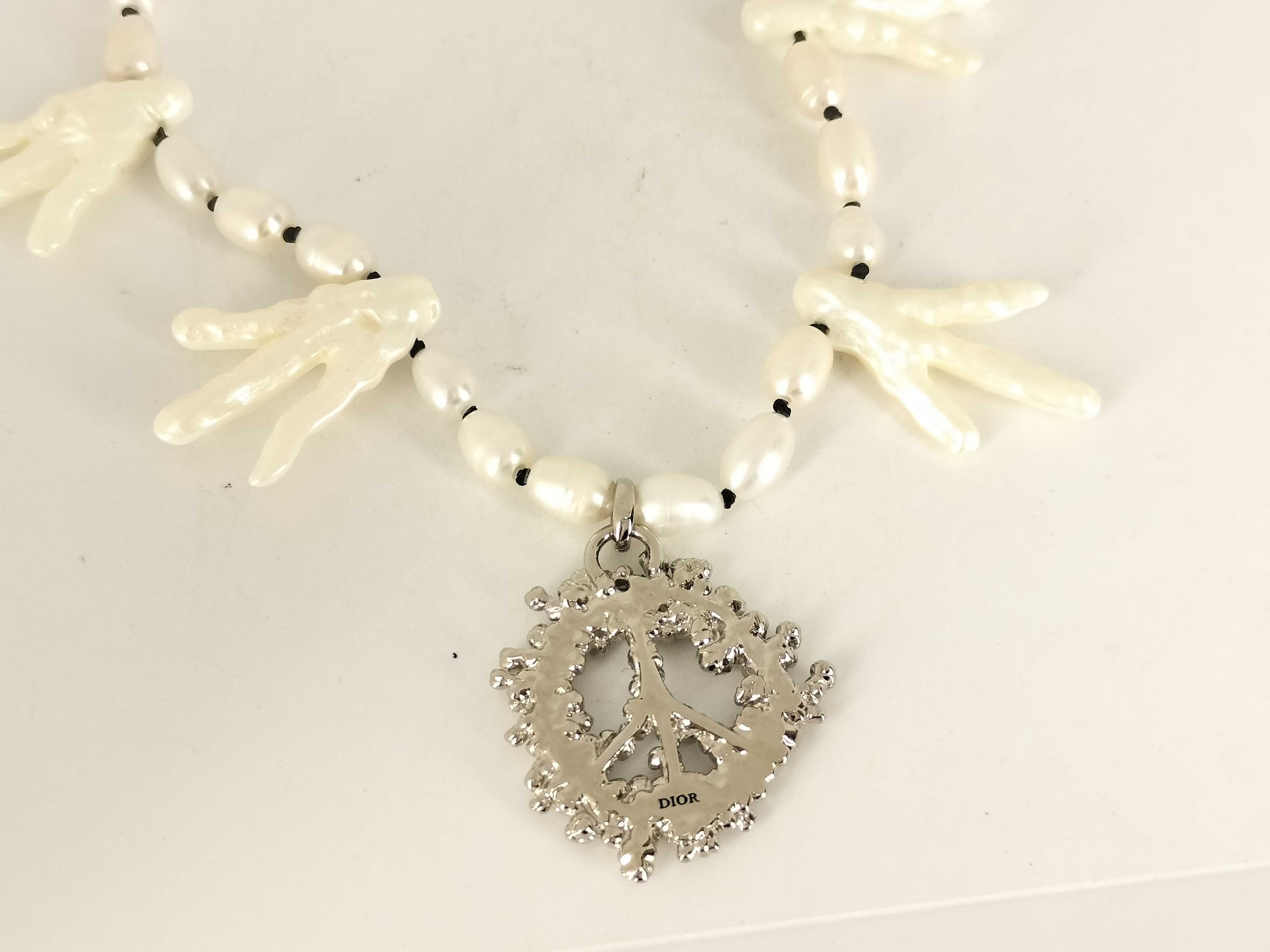 Denima Tears Pearl Necklace — view 2