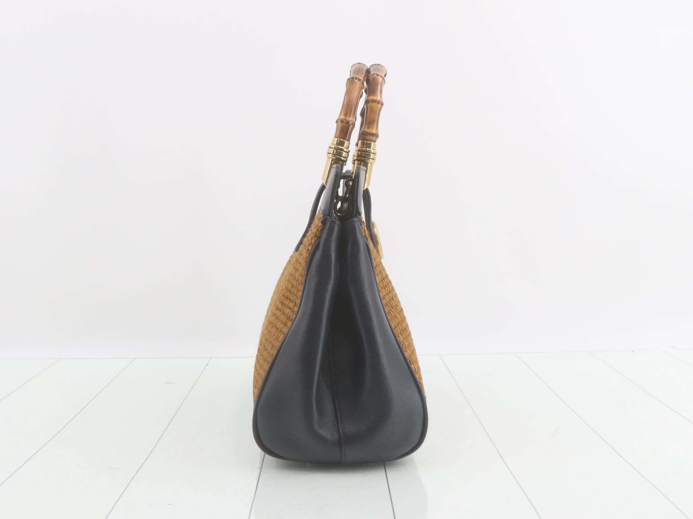 GG Marmont Bamboo Raffia 2-Way Bag, Japan Limited Edition, 655567 — view 4