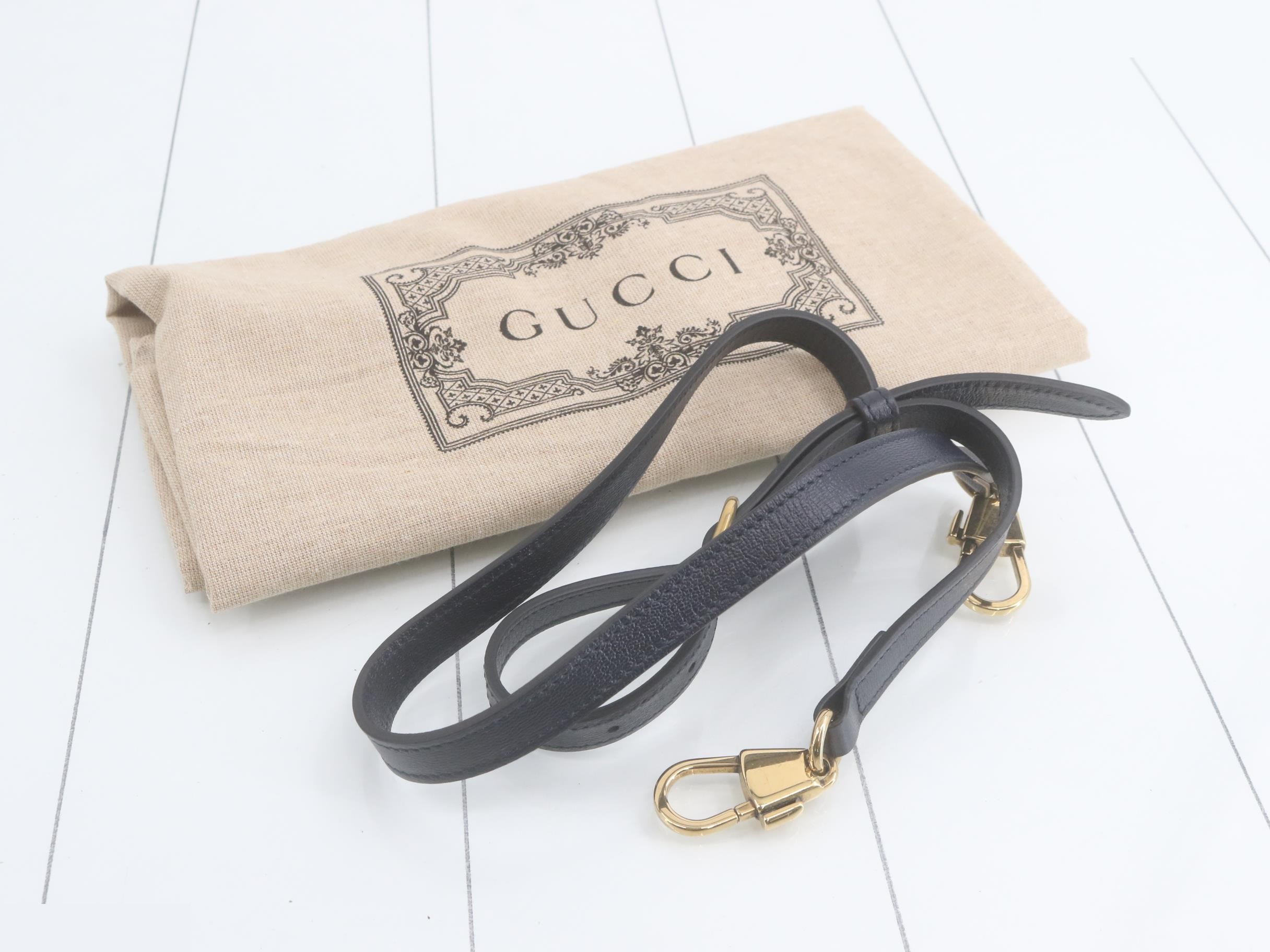 GG Marmont Bamboo Raffia 2-Way Bag, Japan Limited Edition, 655567 — view 7