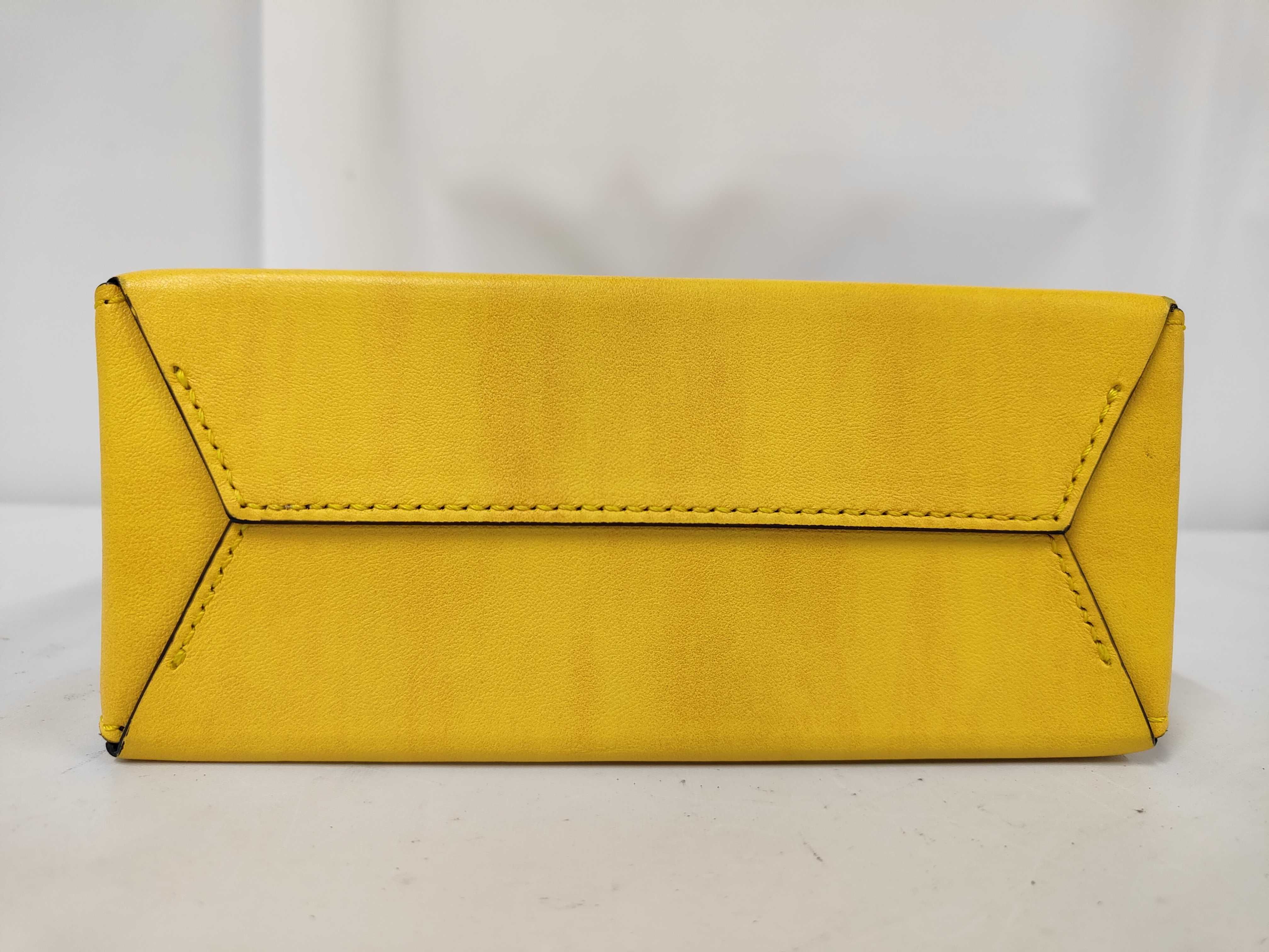 Shopping Bag Small 7VA512 ADP6 Leather Yellow Handbag — view 7