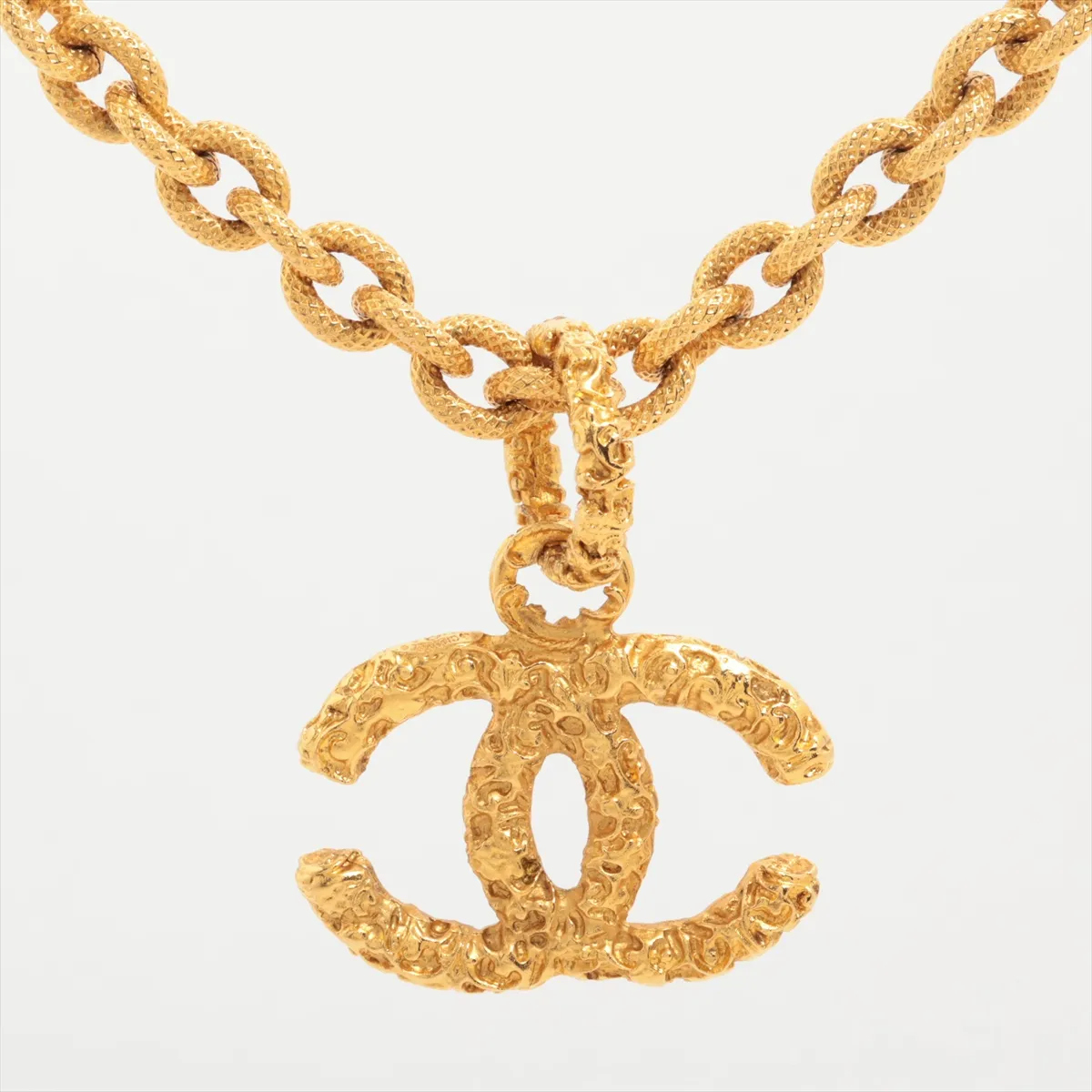 Cocomark necklace GP gold dents — view 2