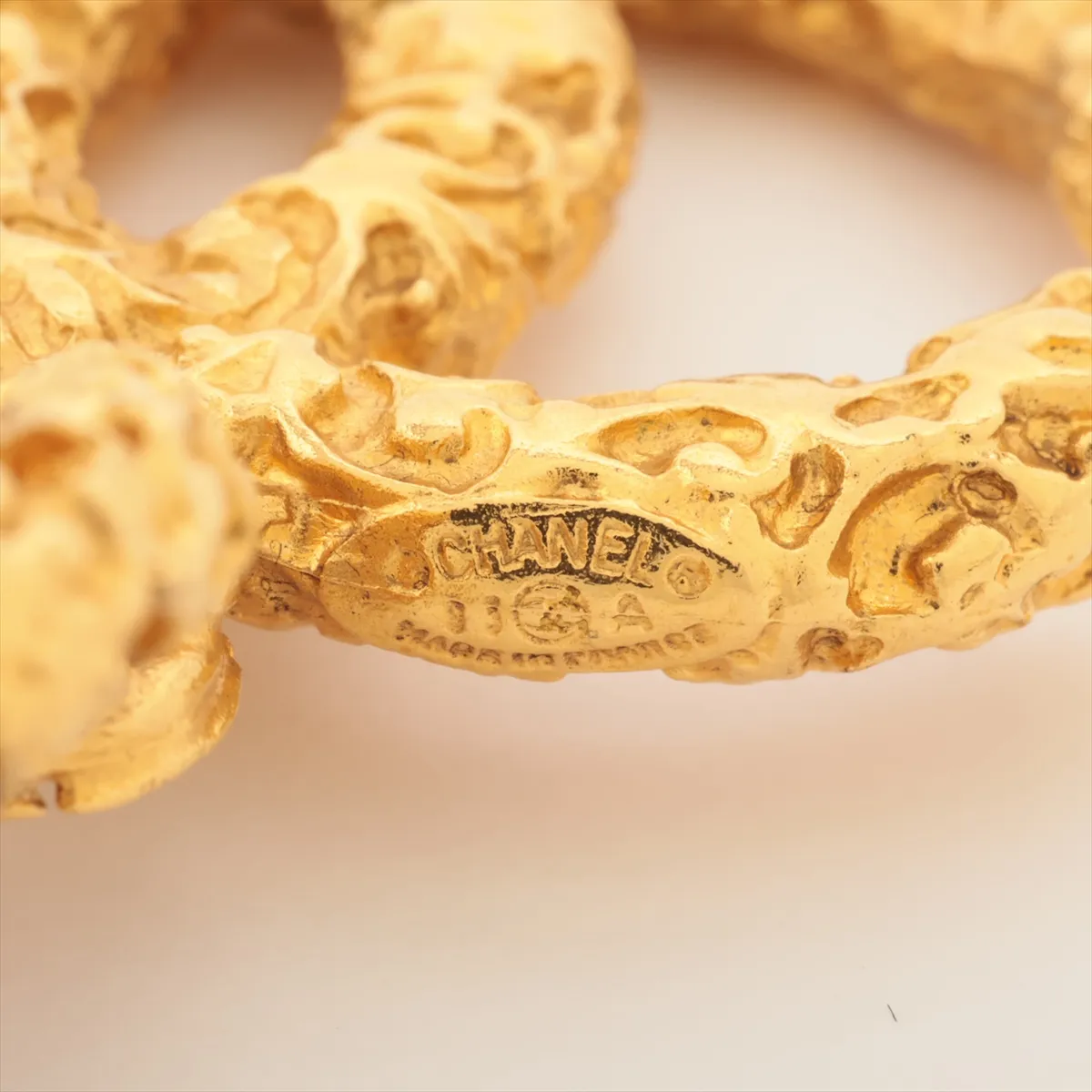 Cocomark necklace GP gold dents — view 4