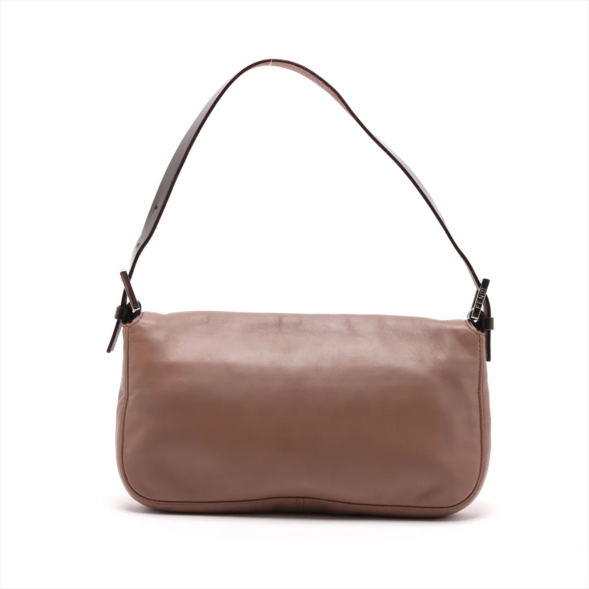 Mamma Bucket Leather Shoulder Bag, Brown, 26424 — view 2