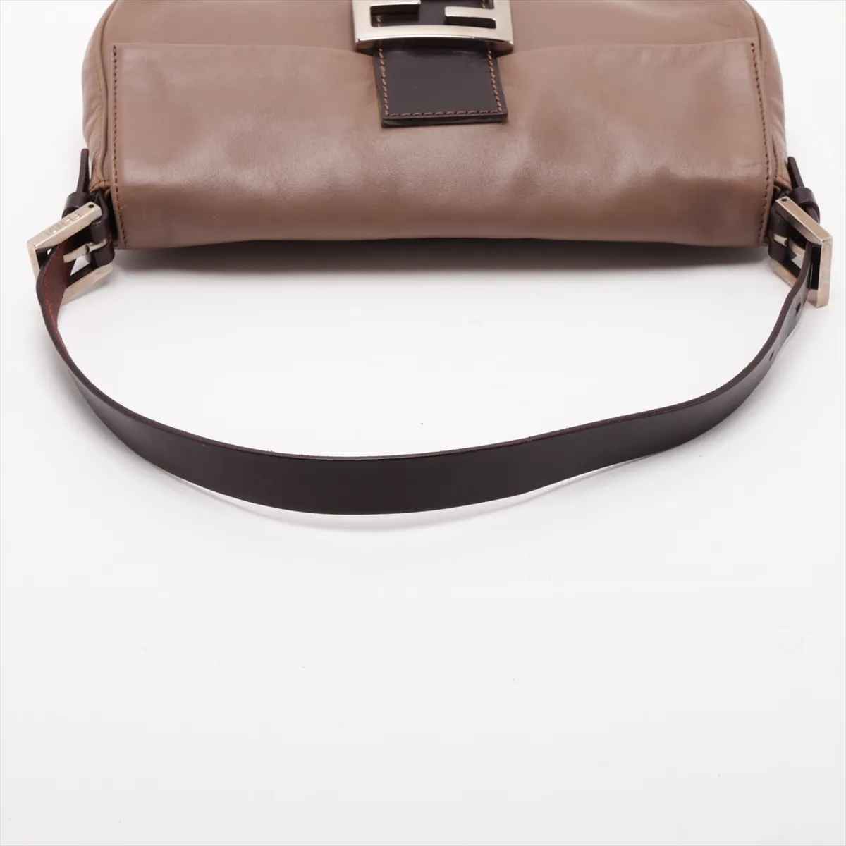 Mamma Bucket Leather Shoulder Bag, Brown, 26424 — view 5