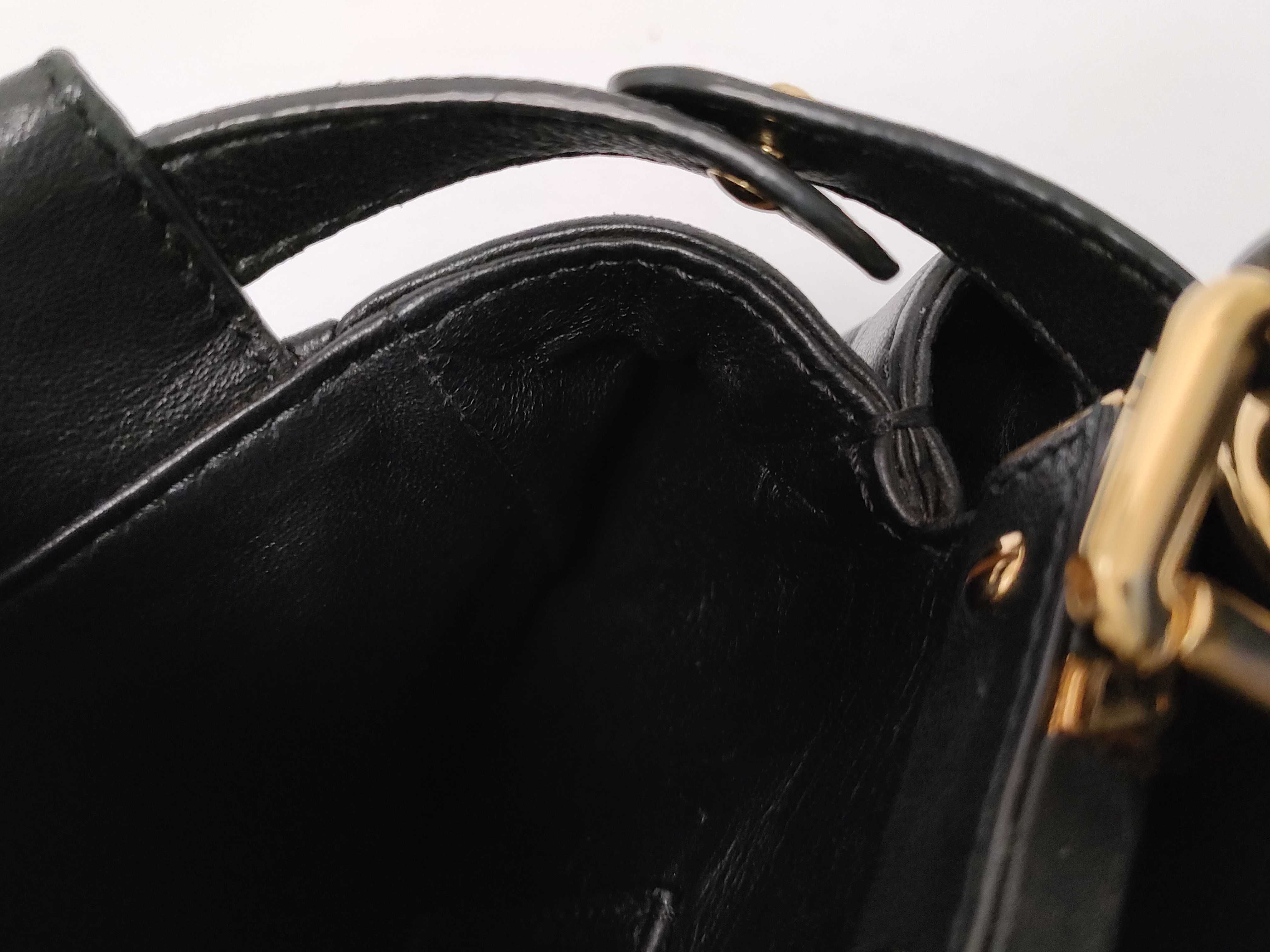 DU- Mini Peekaboo Leather 2-Way Handbag Black 8BN244 Handbag — view 12
