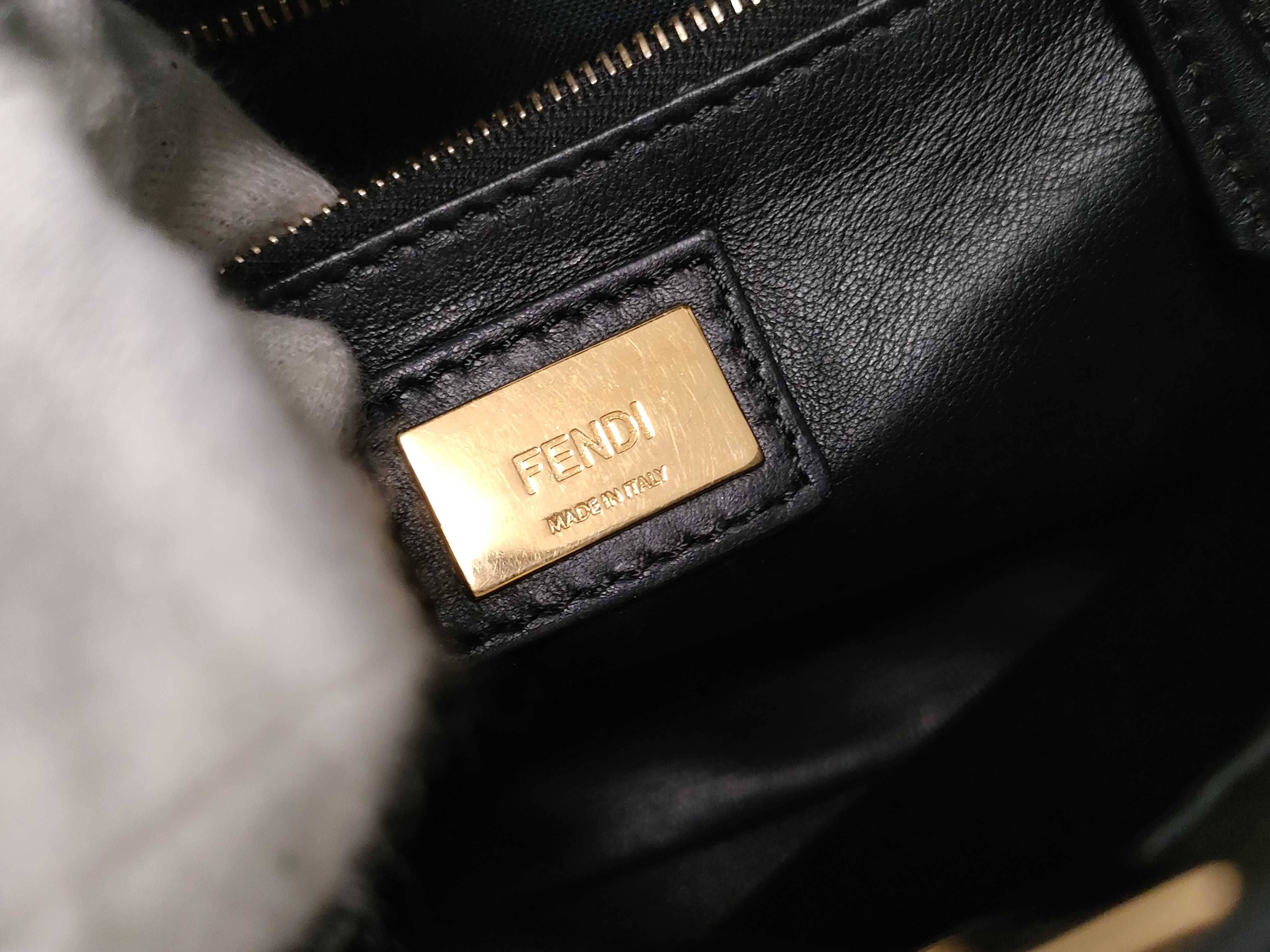 DU- Mini Peekaboo Leather 2-Way Handbag Black 8BN244 Handbag — view 9