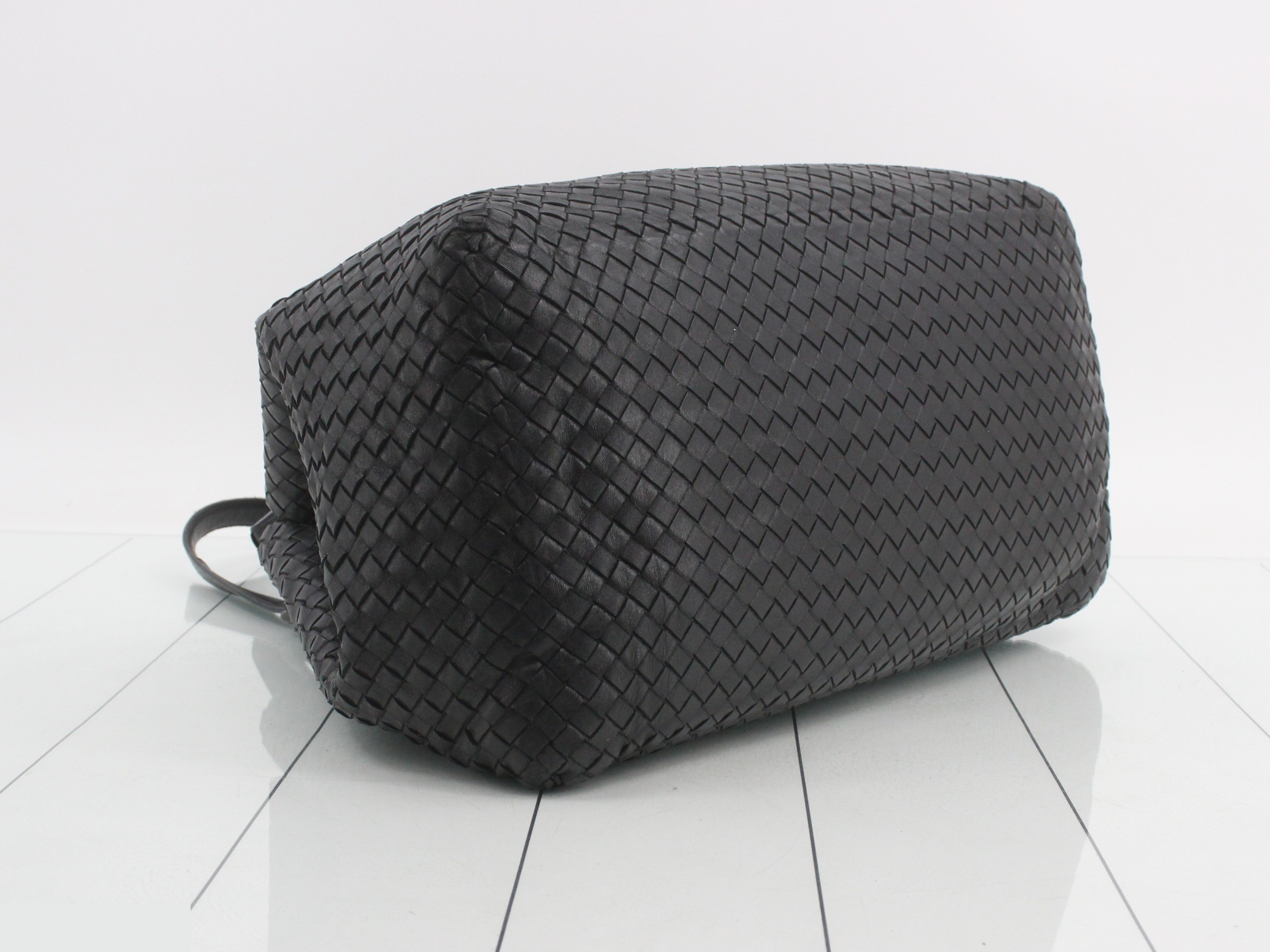 Tote bag intrecciato black — view 5
