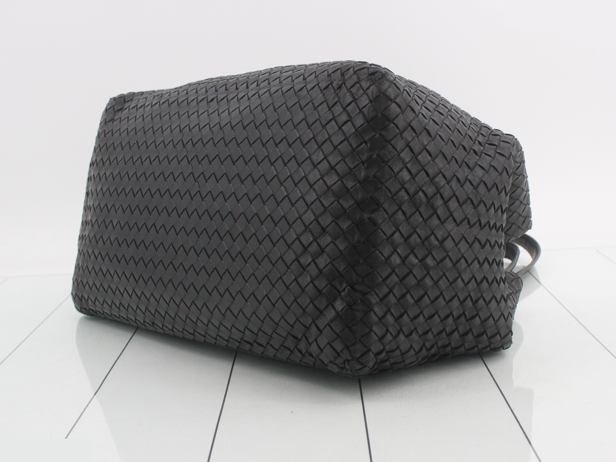 Tote bag intrecciato black — view 6