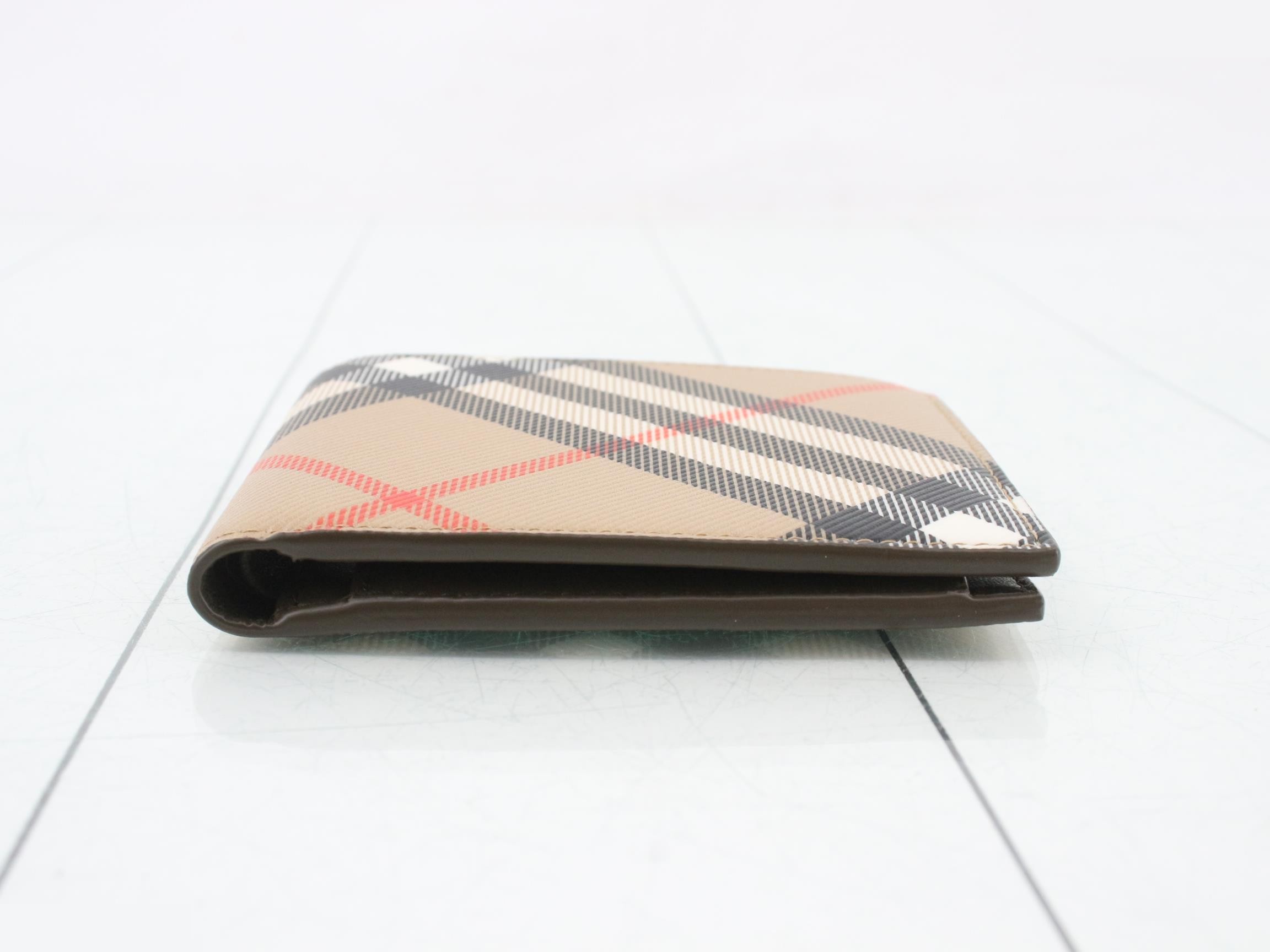 Nova Check bi-fold wallet, unused, multiple colors — view 3
