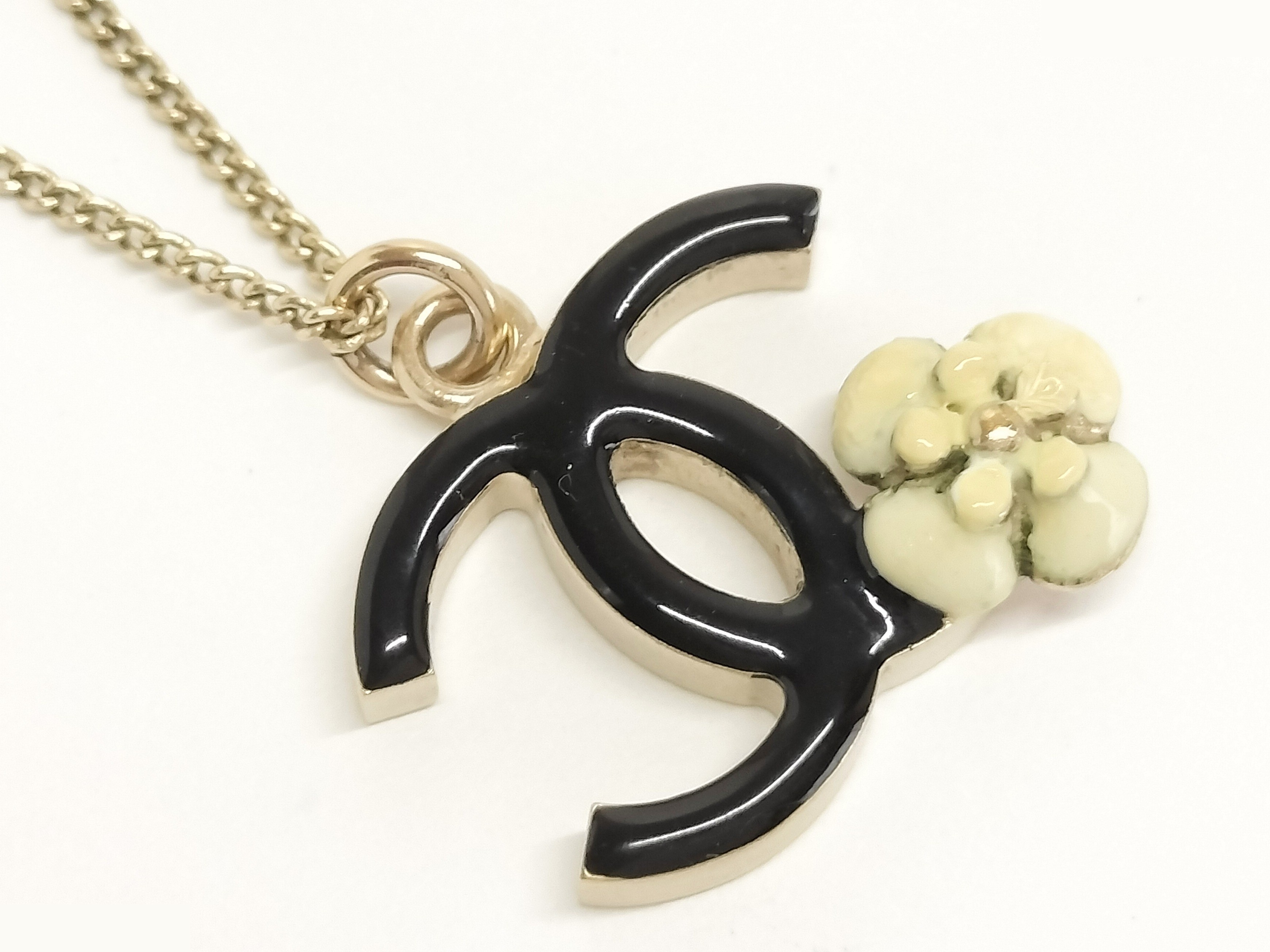 Coco Camellia Gold Necklace, Chain approx. 42cm — view 5